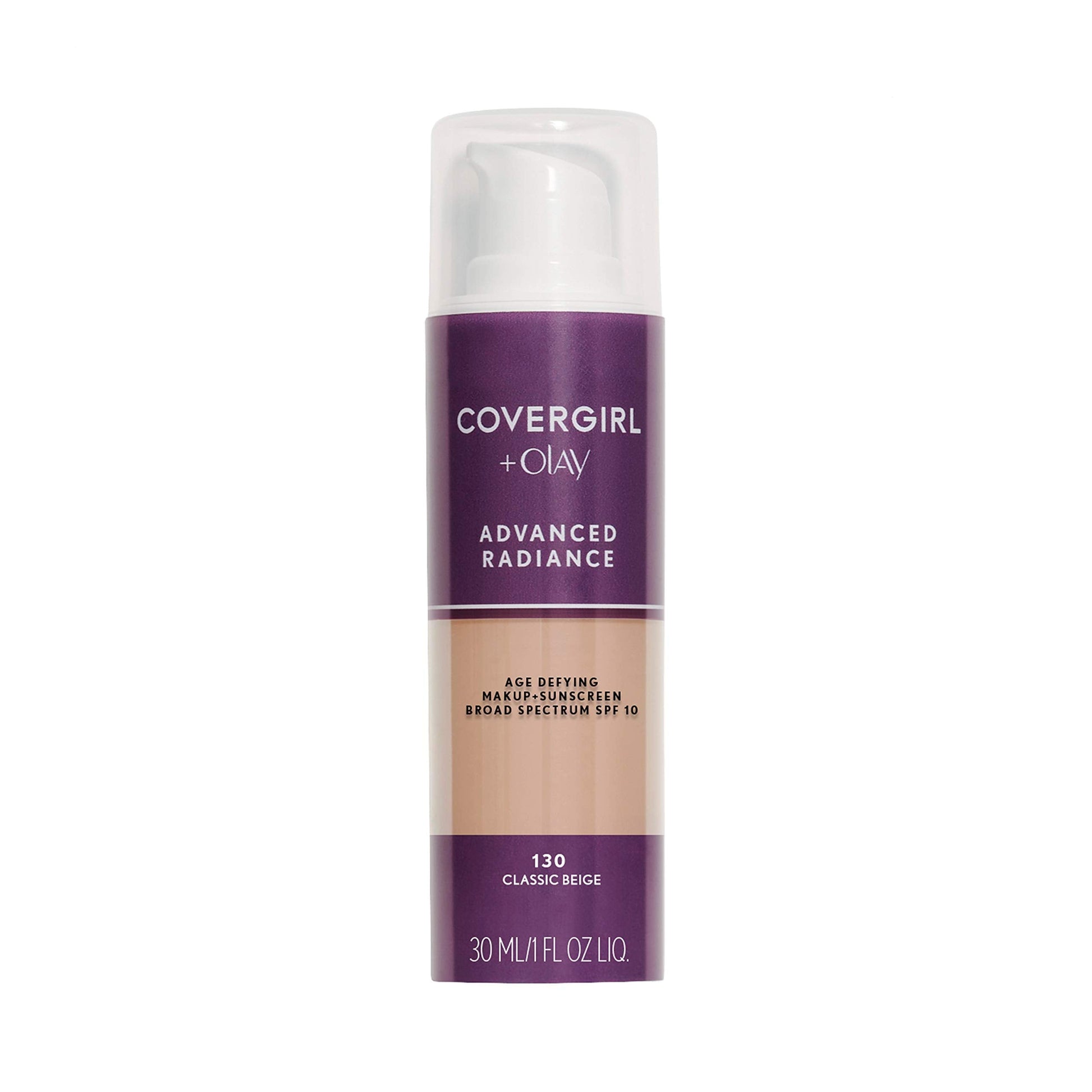 COVERGIRL Advanced Radiance Age-Defying Foundation Makeup, Classic Beige, 1 oz (Packaging May Vary) COVERGIRL uk supplements