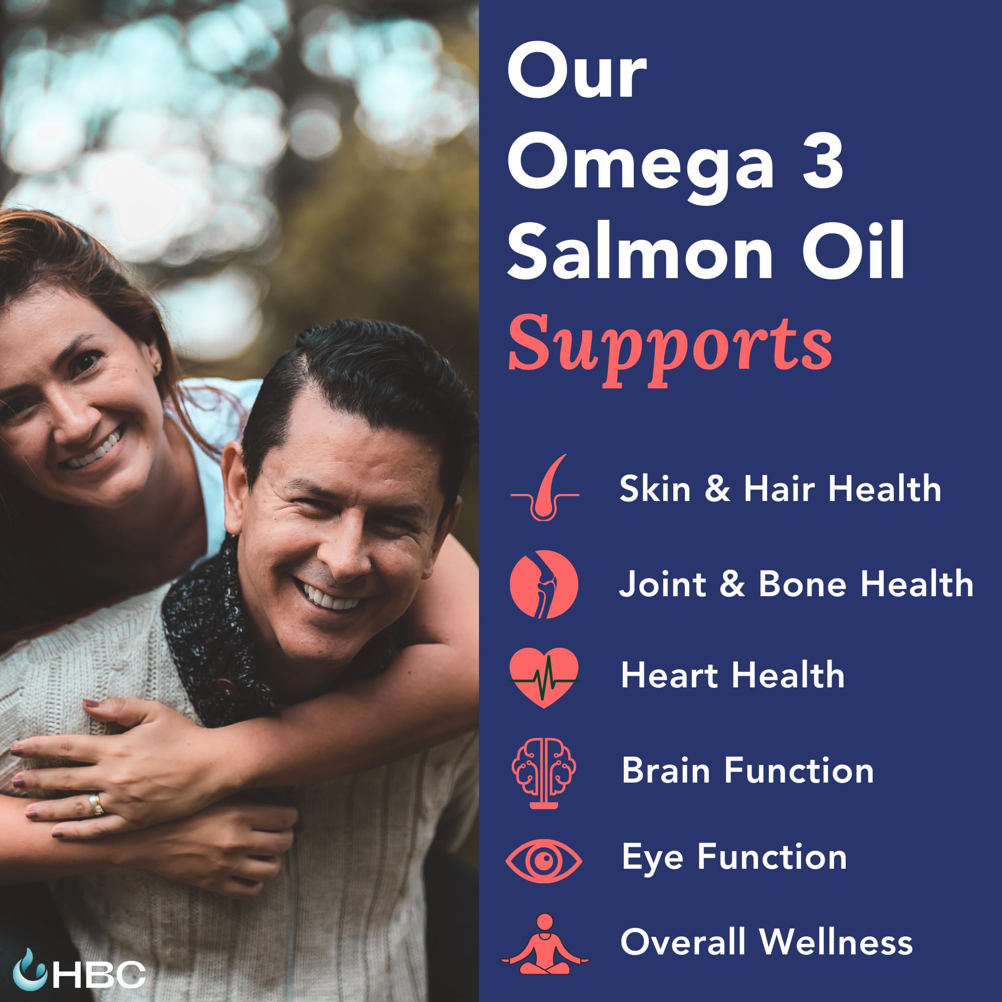 High Strength Omega 3 Fish Oil - 1000mg, Norwegian Salmon Oil with EPA & DHA, No Burping or Aftertaste, Omega 3 Fatty Acids Supplement for Eye, Brain & Heart, Triglyceride Form - 180 Capsules Hofseth BioCare uk supplements