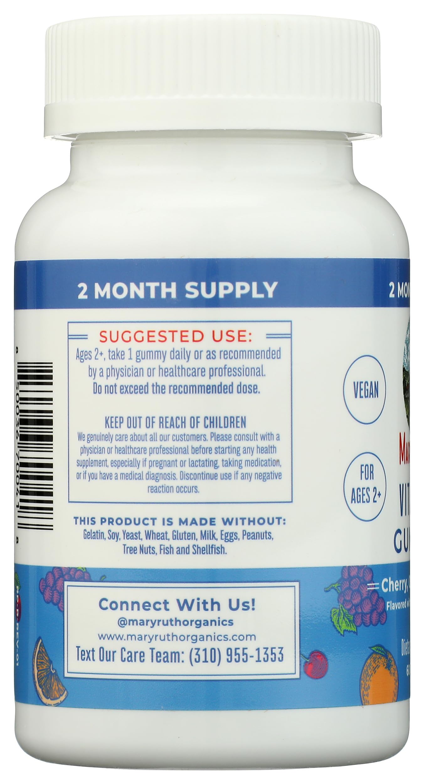 MaryRuth Organics Vitamin C Gummies | Supplement for Immune Support & Overall Health | Immune Support Supplement | Vitamin C for Adults & Kids | Vegan | Non-GMO | 60 Servings MARYRUTH'S uk supplements