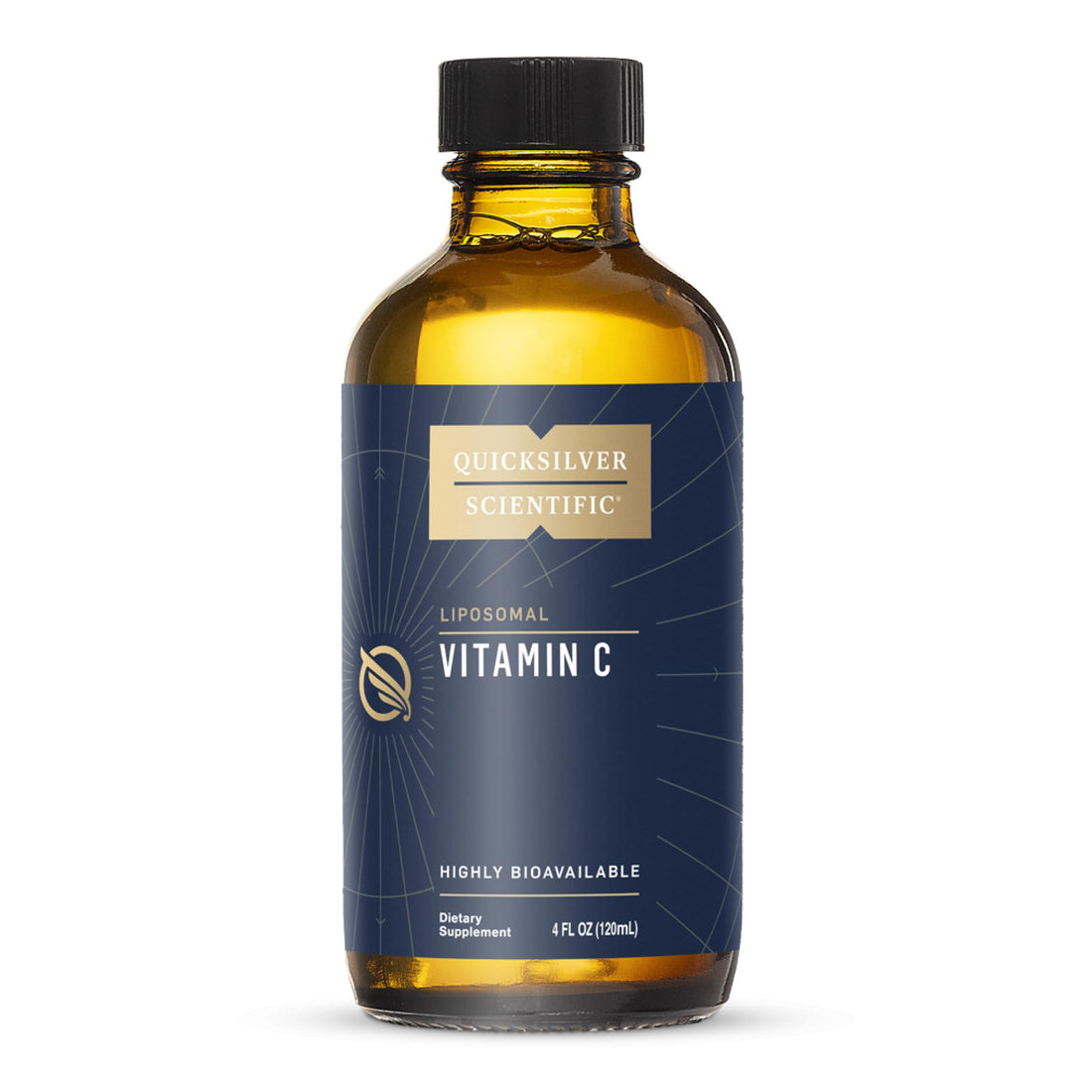 Quicksilver Scientific Liposomal Vitamin C - 1000mg Buffered Liquid Vitamin C Supplement - Immune + Antioxidant Support - Liposomes for Superior Absorption - Vegan + Non-GMO (4oz / 120ml) Quicksilver Scientific uk supplements