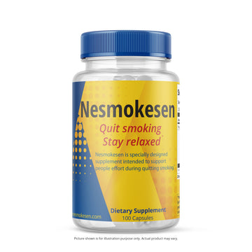 Nesmokesen - Quit Smoking Stay Relaxed, (100 Capsules / 27 Days Supply) Nature's Engineering uk supplements