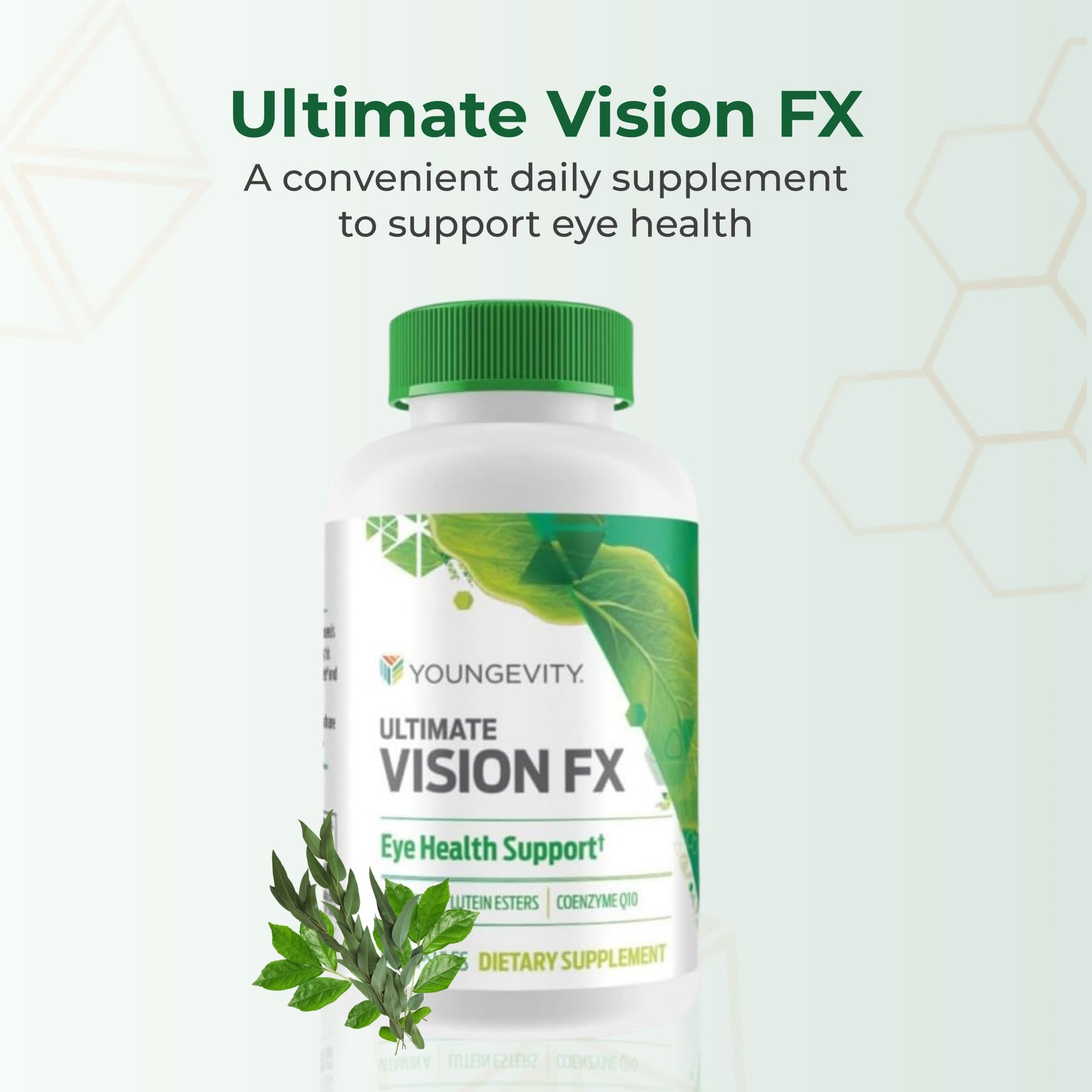 Youngevity Ultimate Vision FX™ - Eye Vitamin & Mineral Supplement Blend - Lutein, CoQ10, Vitamins A, C, E, Zinc, Chromium, Selenium for Eye Health (60 Capsules) Youngevity uk supplements