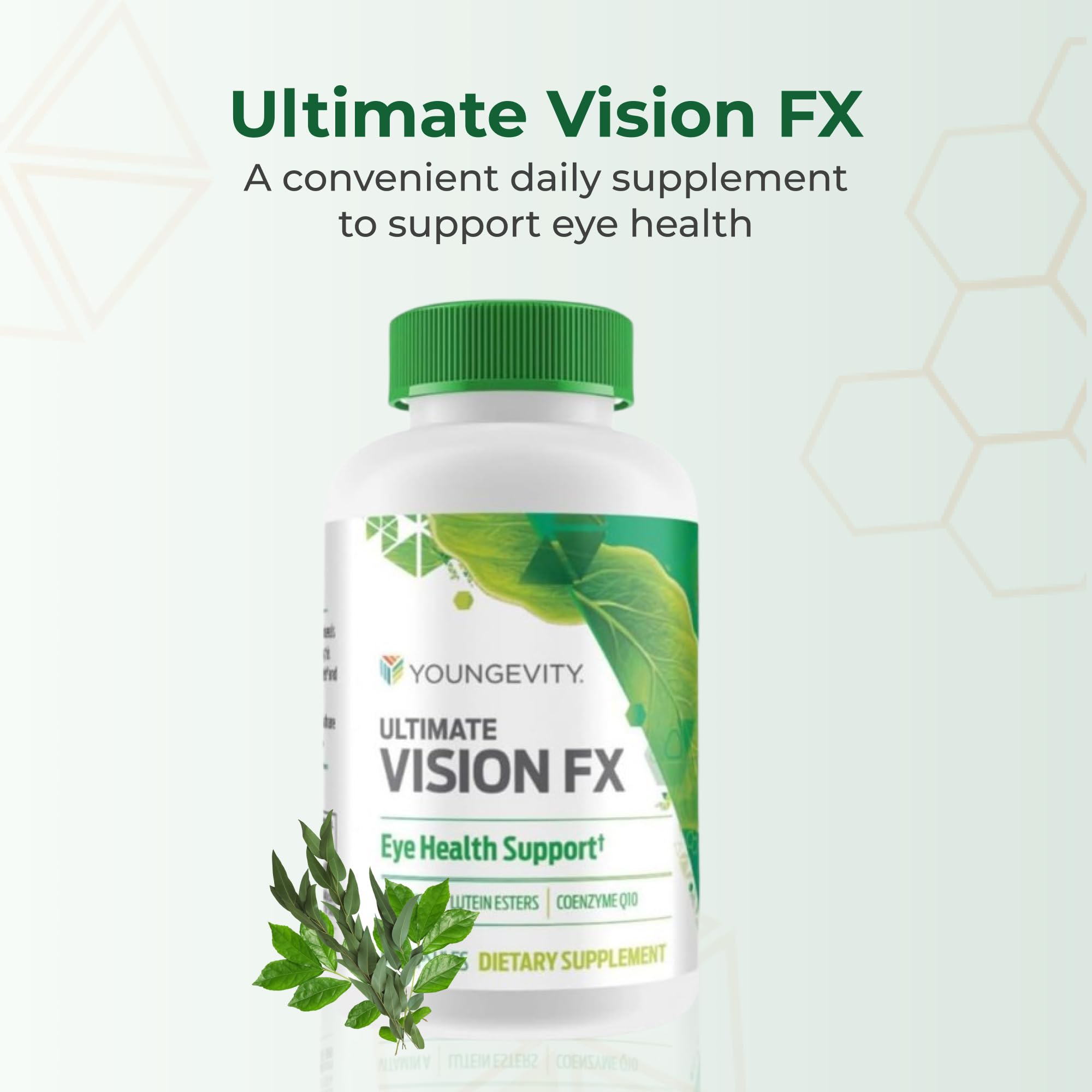 Youngevity Ultimate Vision FX™ - Eye Vitamin & Mineral Supplement Blend - Lutein, CoQ10, Vitamins A, C, E, Zinc, Chromium, Selenium for Eye Health (60 Capsules) Youngevity uk supplements