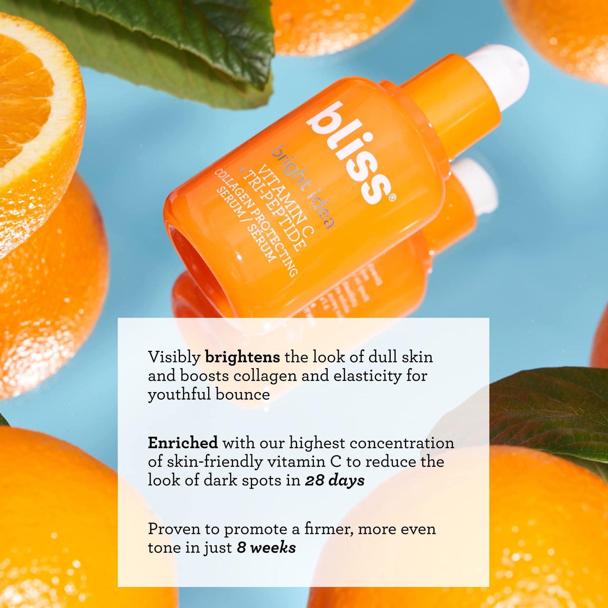 Bliss Bright Idea Vitamin C + Tri-Peptide Brightening Serum - 1 Fl Oz - Hydrating Bliss uk supplements