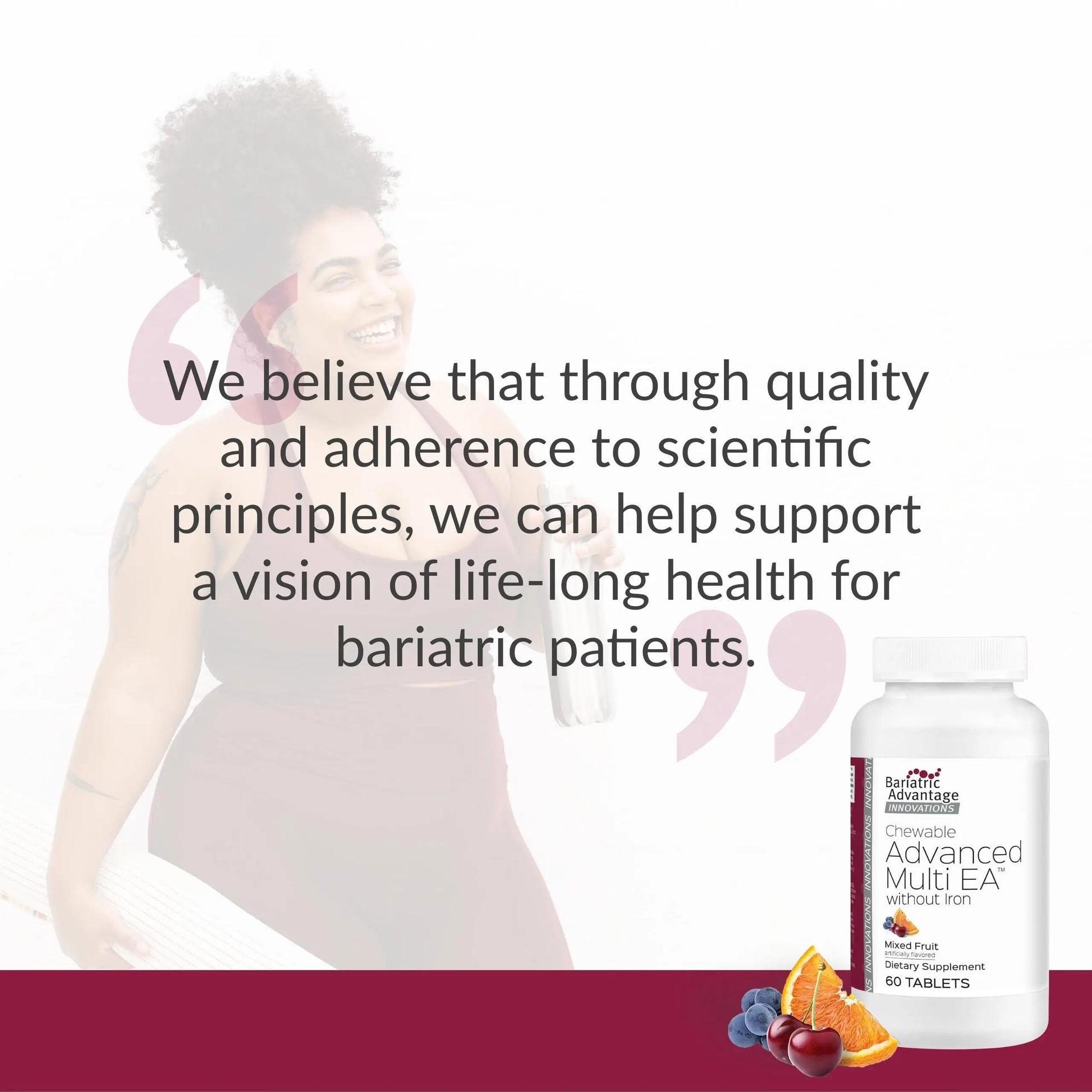 Bariatric Advantage Chewable Advanced Multi EA Without Iron - High Potency Daily Multivitamin - for Bariatric Surgery Patients Including Bariatric Advantage uk supplements