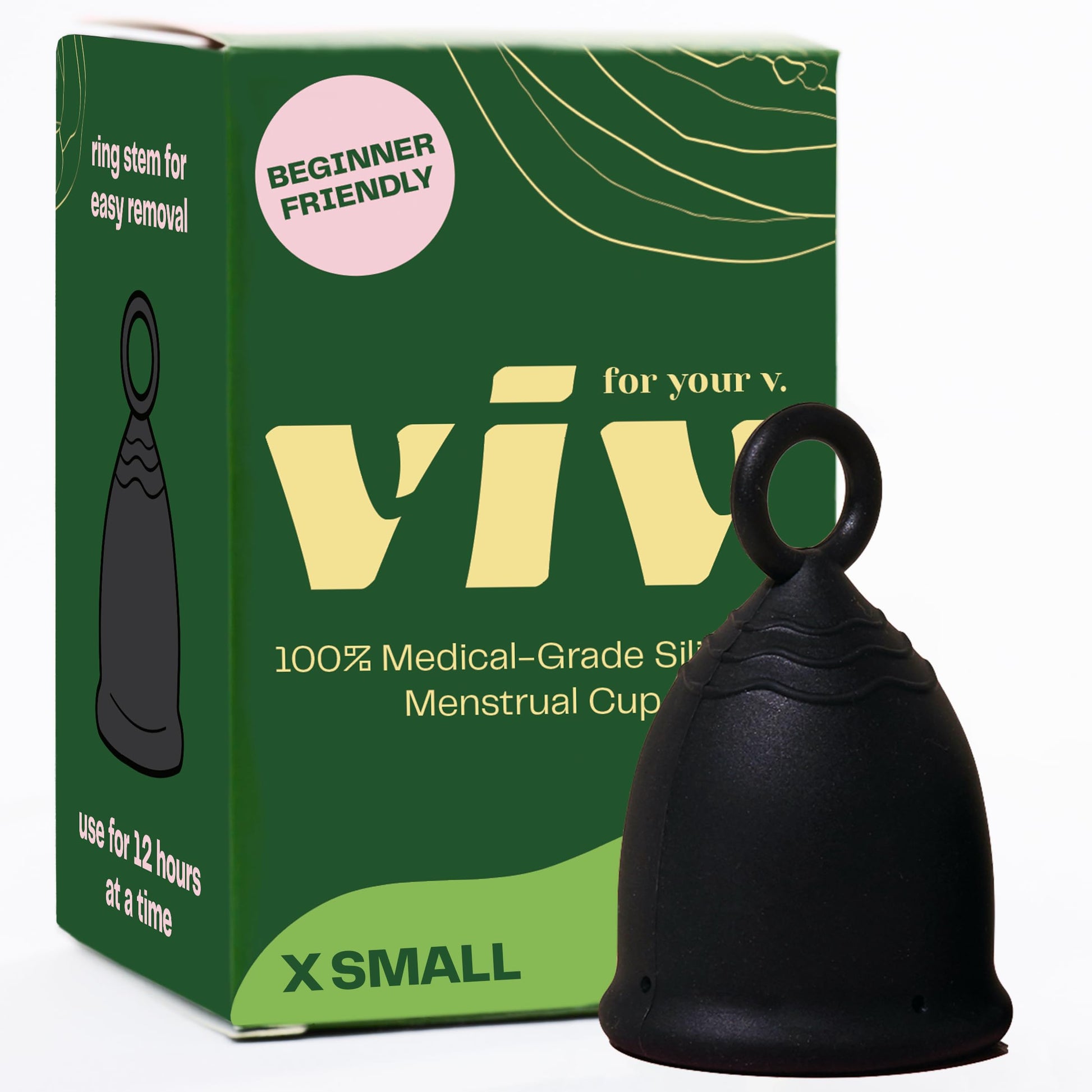 Viv for Your V Menstrual Cup | Extra Small | Safe, Comfortable, Alternative to Tampons and Pads VIV FOR YOUR V. uk supplements