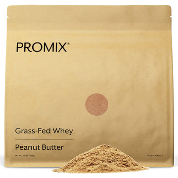 Promix Whey Protein Powder, Peanut Butter - 2.5lb Bulk - Grass-Fed & 100% All Natural ProMix Nutrition uk supplements