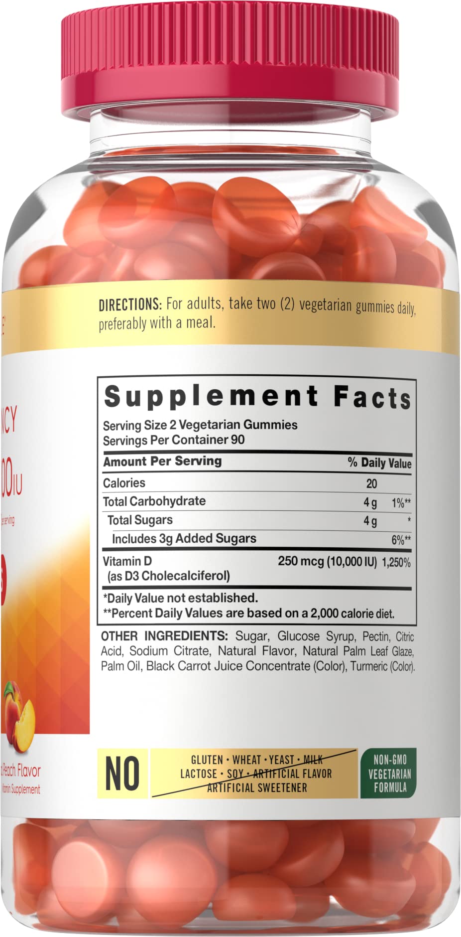 Carlyle Vitamin D3 Gummies | 10,000 iu | 180 Count | Vegetarian, Non-GMO Carlyle uk supplements