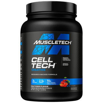 MuscleTech CellTech Creatine Monohydrate Powder, Post Workout Recovery Drink Muscletech uk supplements