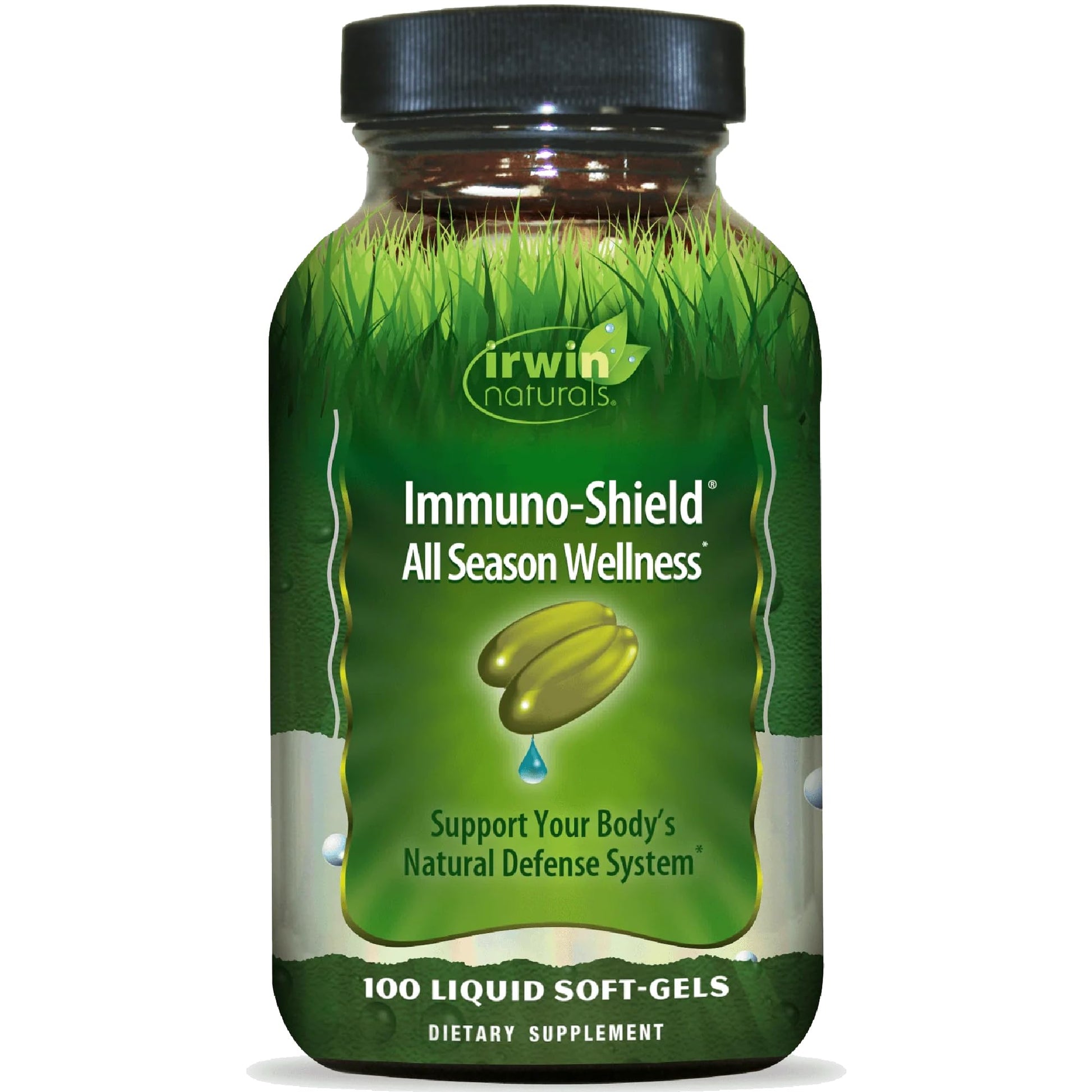 Irwin Naturals Immuno-Shield All Season Wellness for Body's Natural Defense System - 100 Liquid Softgels Irwin Naturals uk supplements