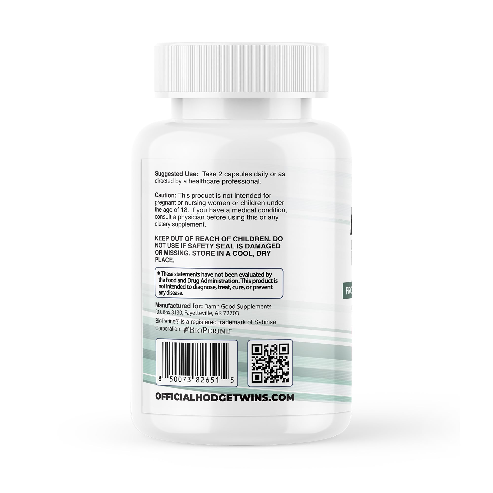 DAMN GOOD The Hodge Twins Prostate Guard - 90 Capsules Guard Vitality Complex – Comfort Blend for Nighttime Routine, Restful Rhythm - Men's Supplements for Health Supports Relaxation DAMN GOOD uk supplements