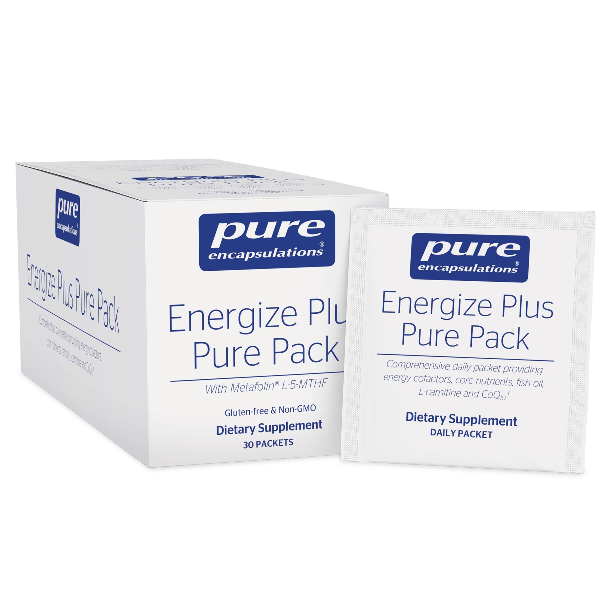 Pure Encapsulations Energize Plus Pure Pack | Supplement to Support Energy Production and Nutrient Metabolism* | 30 Packets Pure Encapsulations uk supplements