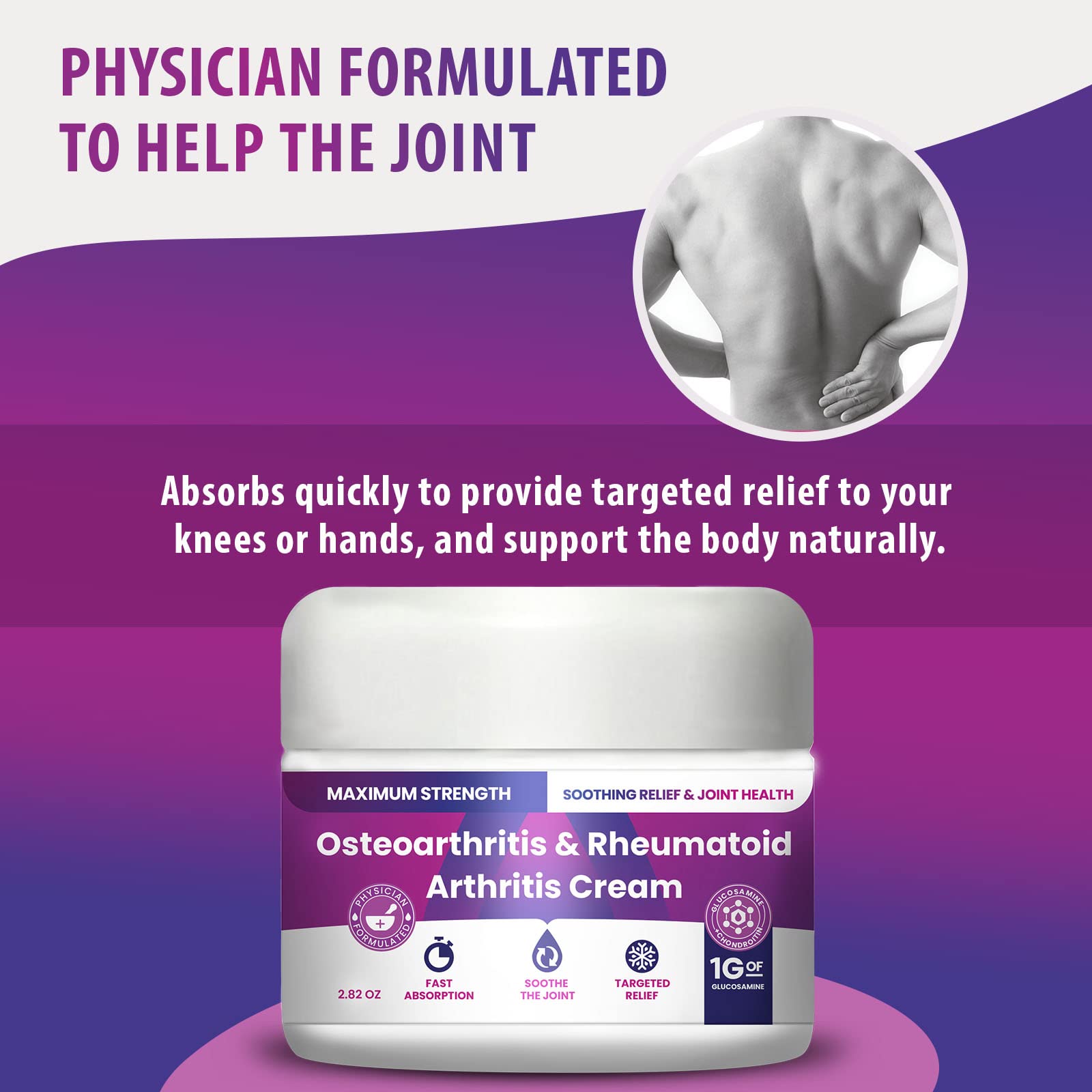 Osteoarthritis And Rhematoid Arthritis Cream By PMT – Soothing Relief For Your Knees and Hands. Includes 1 Gram Of Glucosamine; Arnica, Arginine, Glucosamine, Aloe - Cooling relief for Hands and Knees M PAIN MANAGEMENT TECHNOLOGIES uk supplements
