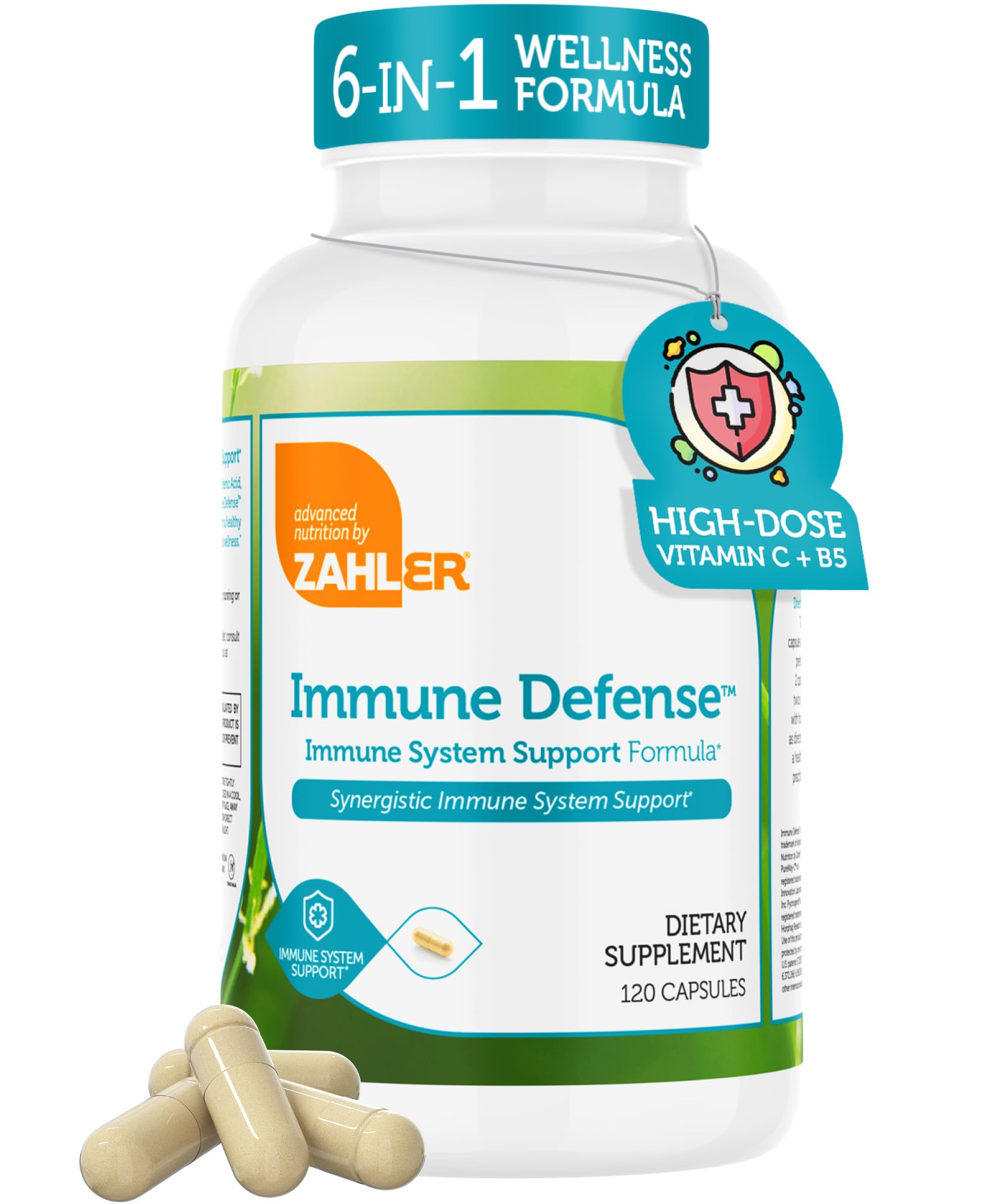 Zahler Immune Defense, Immune System Support, Certified Kosher, 120 Capsules Zahler uk supplements