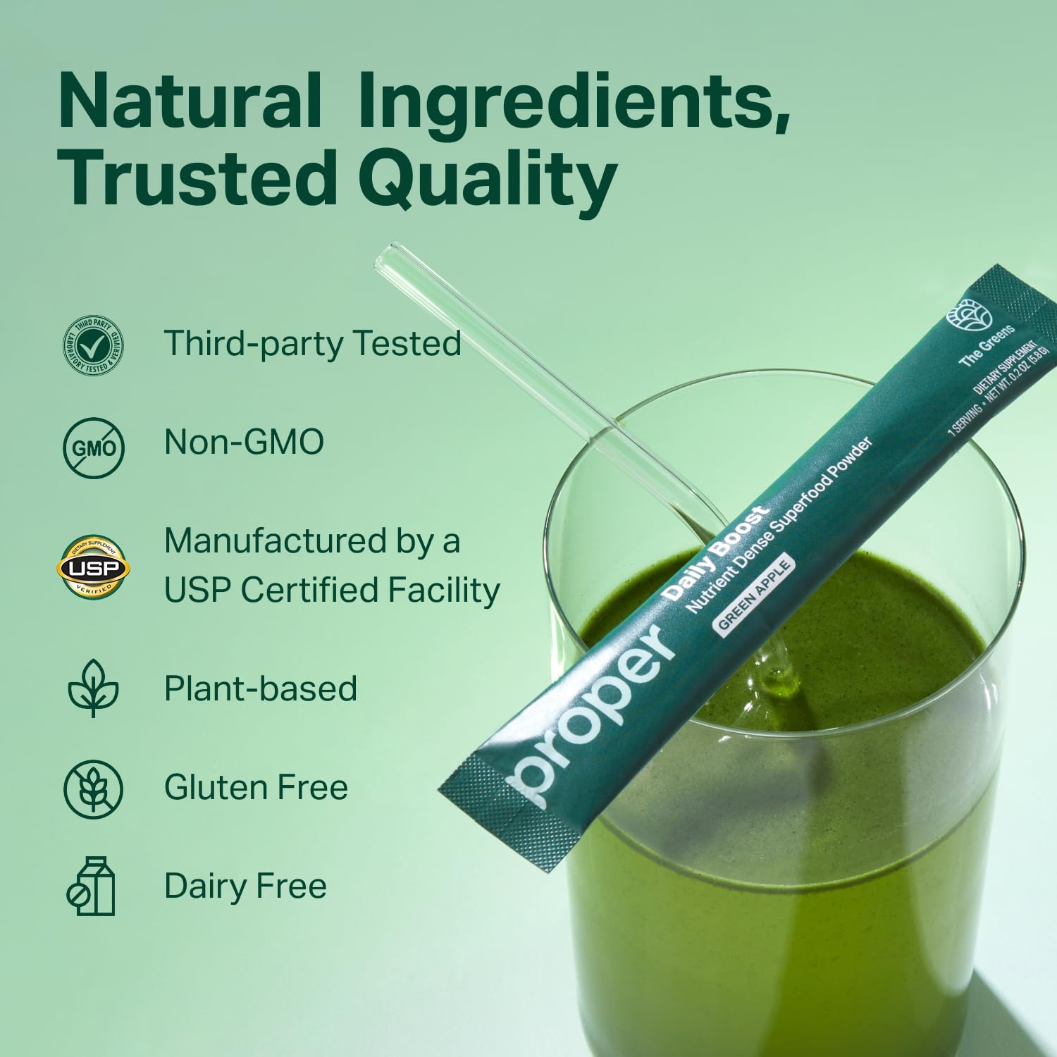 Proper The Essentials Super Foods Powder 5-Stick Variety Pack - Super Greens, Gut Health, Metabolism & Energy, Calm Magnesium Powder & Immune Support Supplement Packs Proper uk supplements