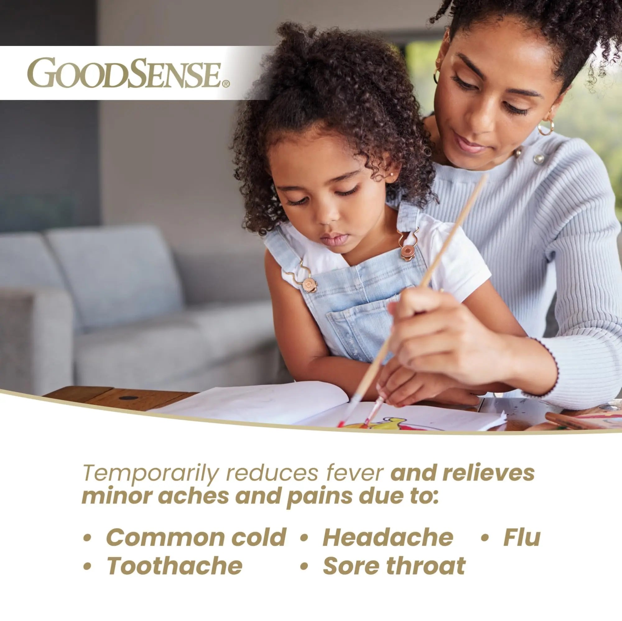 GoodSense Children's Pain and Fever Oral Suspension Liquid, Acetaminophen 160 mg per 5 mL, Bubble Gum Flavor GoodSense uk supplements