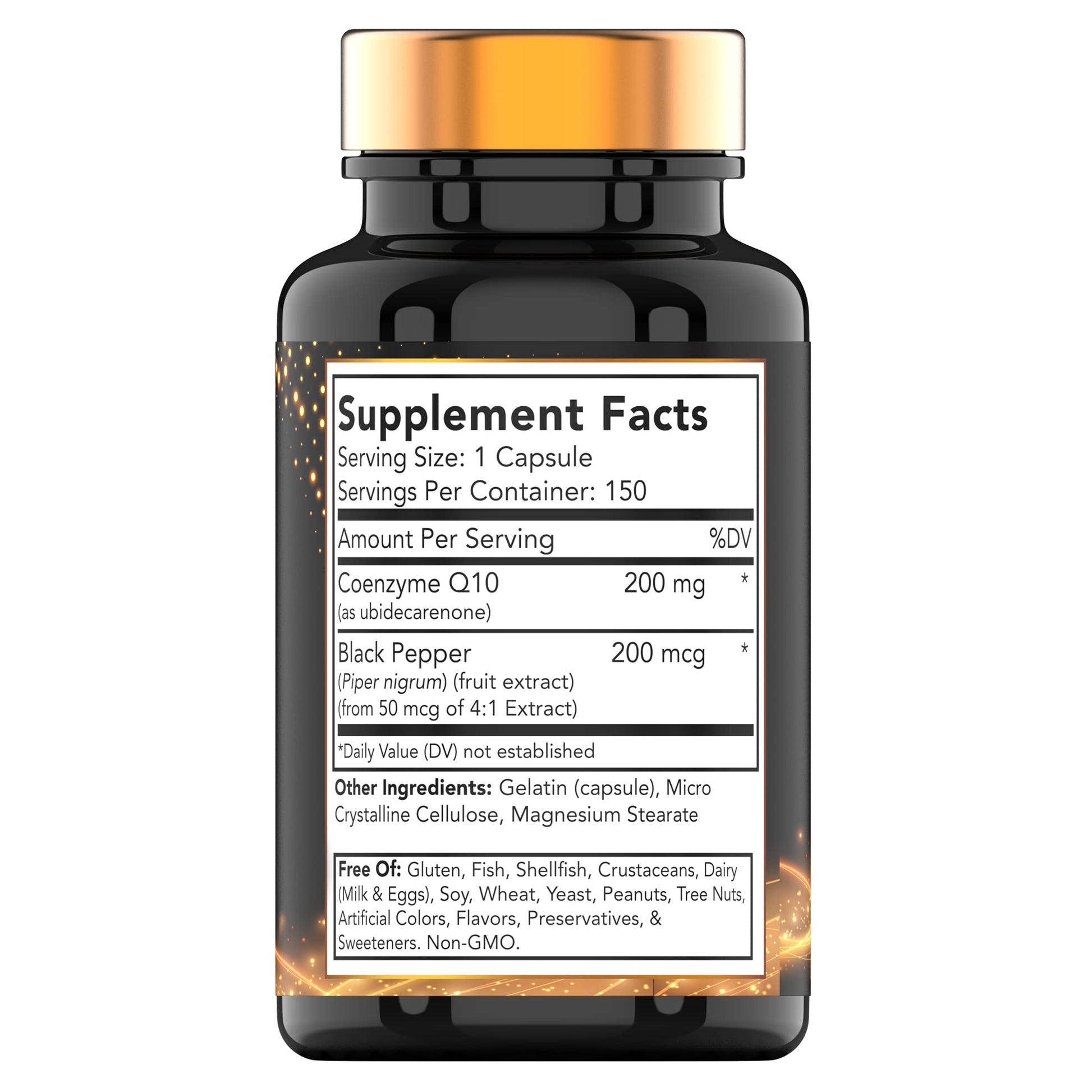 tnvitamins Ultra Potent CoQ-10 200 MG - 150 Capsules with Black Pepper Extract tnvitamins uk supplements