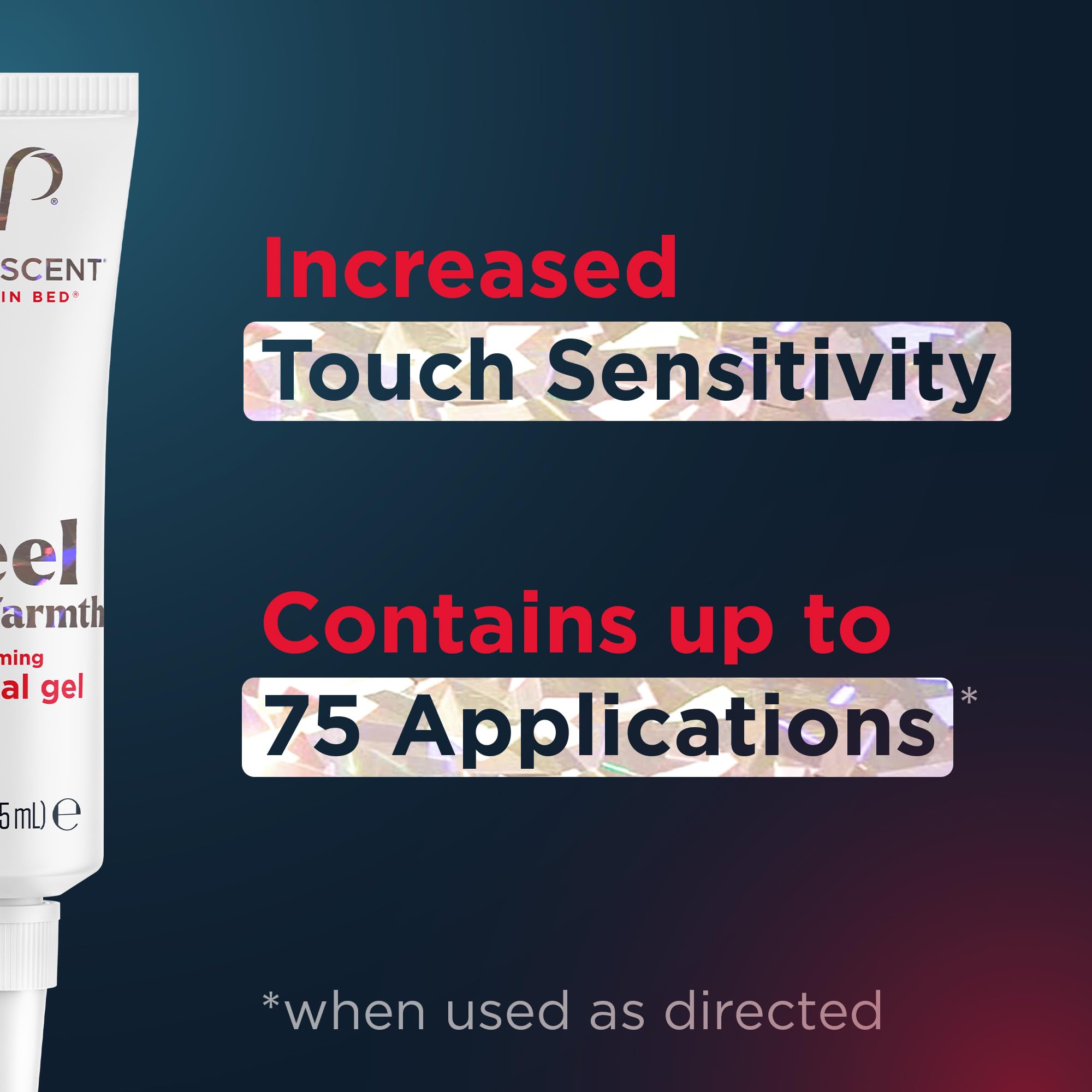 Promescent Warming Gel for Women, Personal Gel for Her, Intimate Lube, Non-Sticky Warming Lubricant, 75 Applications (15ml) Promescent uk supplements