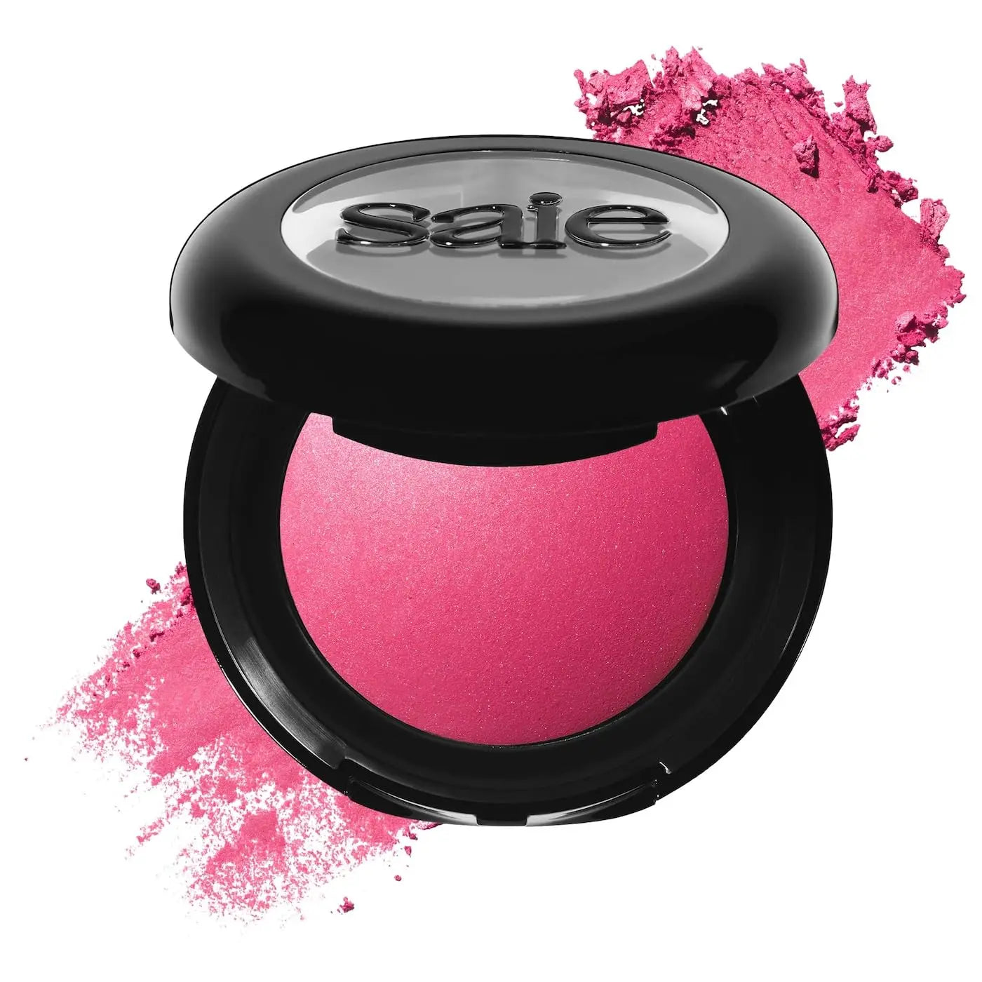 Saie Blush & Brush Duo - SuperSuede Baked Blush in Amore (.01 oz) & Powder Blush Brush - Talc-Free, Moisturizing Blush with Vegan, Fluffy Brush for Seamless Application Saie uk supplements