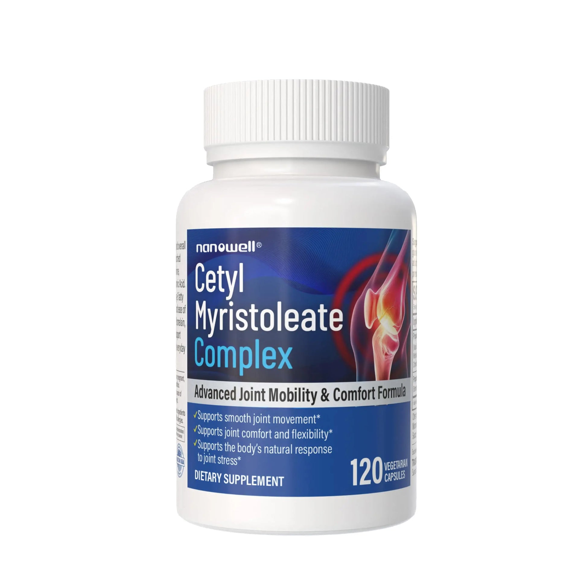 Cetyl Myristoleate Complex, CMO Advanced Joint Mobility & Comfort Formula 120 Capsules NANOWELL uk supplements