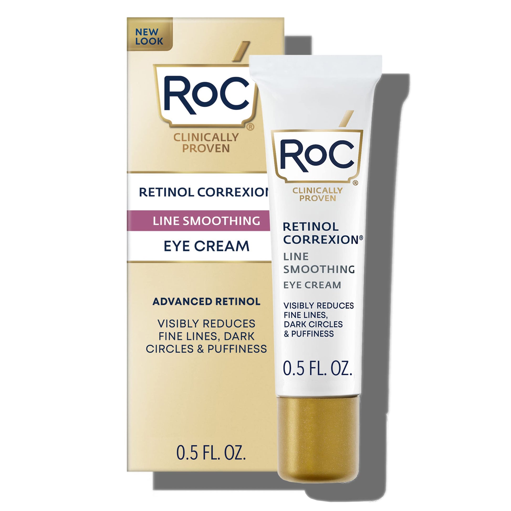 RoC Retinol Correxion Under Eye Cream for Dark Circles & Puffiness, Daily Wrinkle RoC uk supplements
