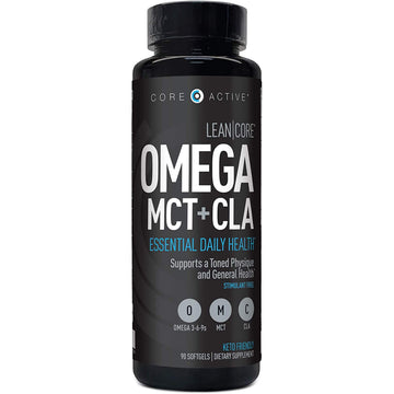 Lean CORE Omega MCT + CLA - Stimulant Free Health Formula, Lean Muscle & Toned (CORE)ACTIVE uk supplements
