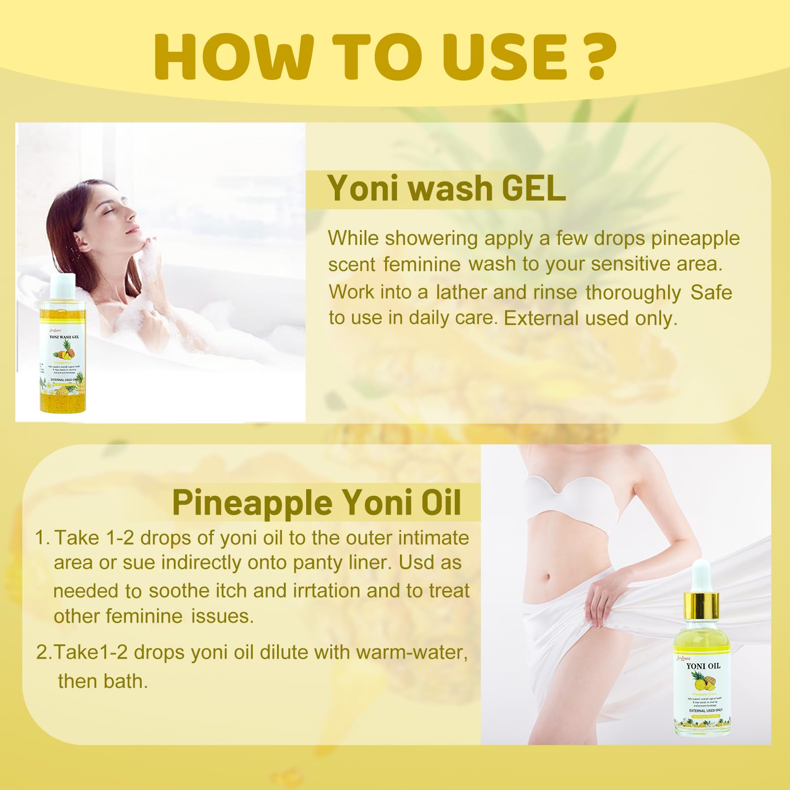 forvirness Natural Yoni Wash Yoni Oil Set, Cleanse - Remove Odor - ph Balance Feminine Wash forvirness uk supplements