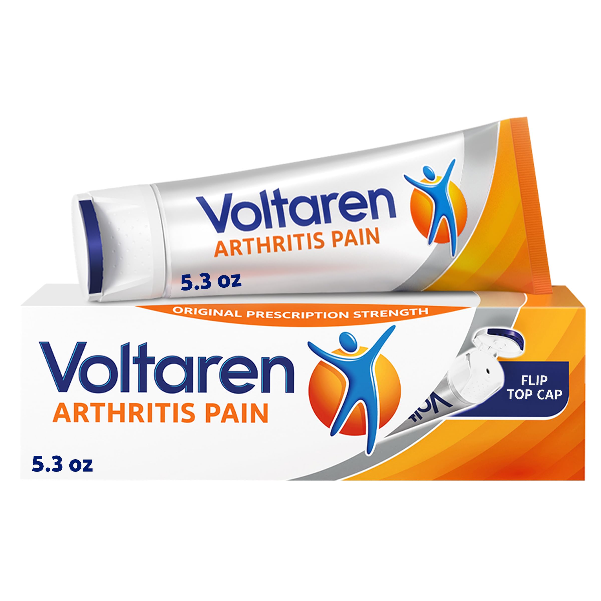 Voltaren Arthritis Pain Relief Gel, Diclofenac Sodium, 1% (NSAID), Clinically Proven Powerful Pain Reliever with Easy Open Flip Top Cap, No Prescription Needed, 5.3oz Voltaren uk supplements
