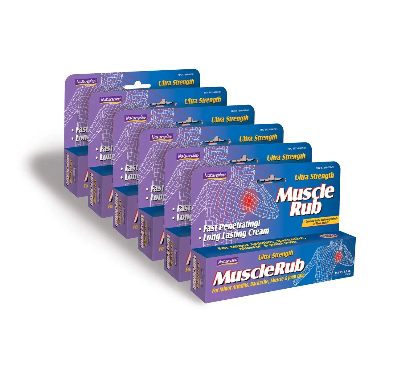 Ultra Strength Muscle Rub 24 Pack Natureplex uk supplements