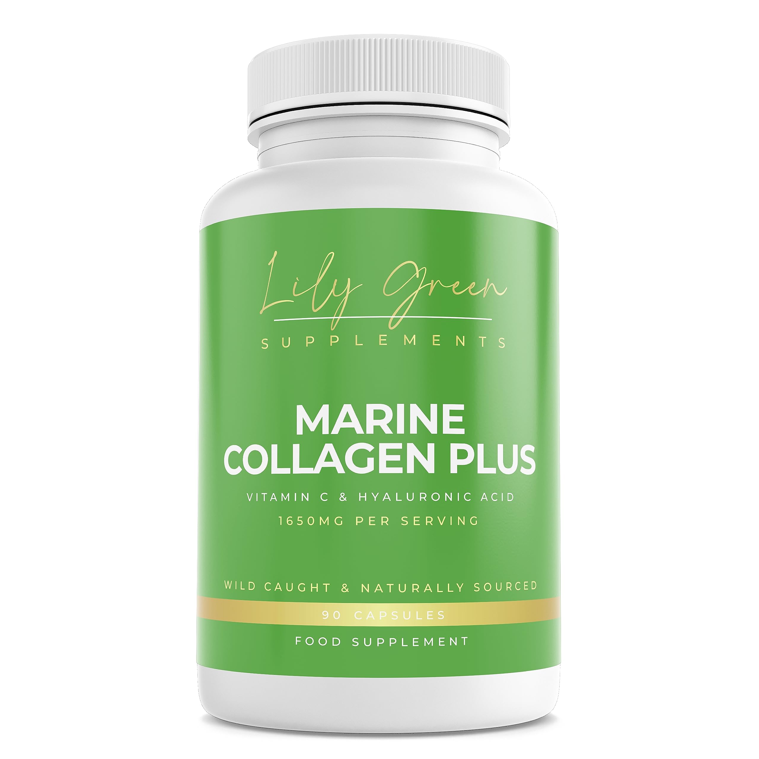 Lily Green | Marine Collagen with Hyaluronic Acid & Vitamin C - 1650mg per Serving Lily Green Supplements uk supplements