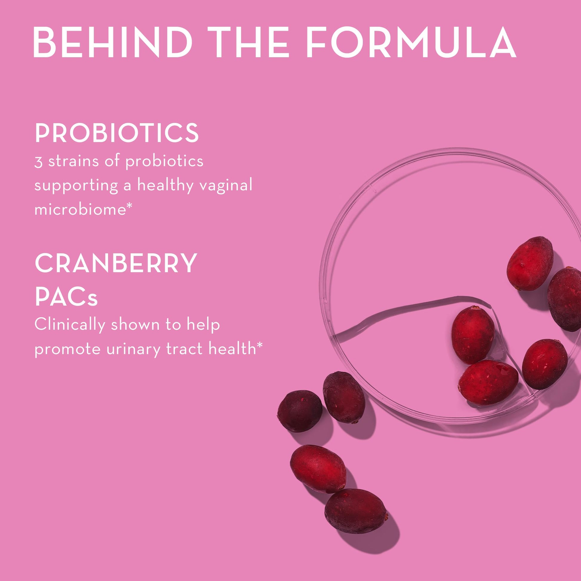 HUM Private Party Pills - Vaginal Probiotics for Women's Ph Balance with Cranberry HUM uk supplements