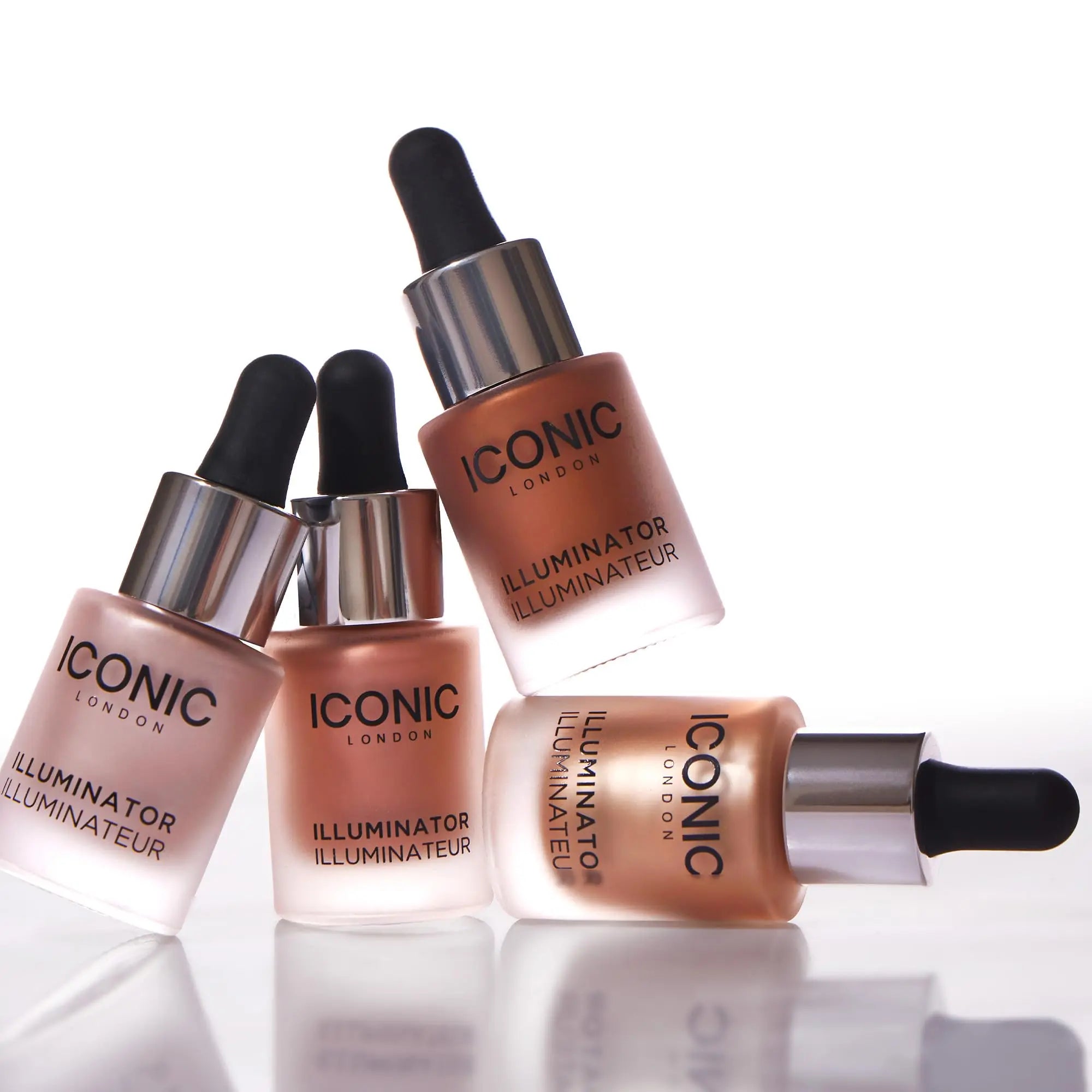 ICONIC LONDON Illuminator | Liquid Highlighting Drops for a Radiant Glow, Cruelty-Free, Vegan Makeup, Original (Champagne Shimmer) 0.45 Fl oz ICONIC LONDON uk supplements