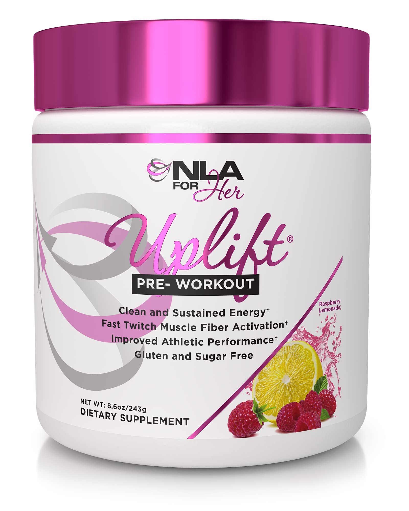 NLA for Her Pre/Intra Workout Stack (Includes Her Thermogenic Amino Georgia Peach NLA for Her uk supplements