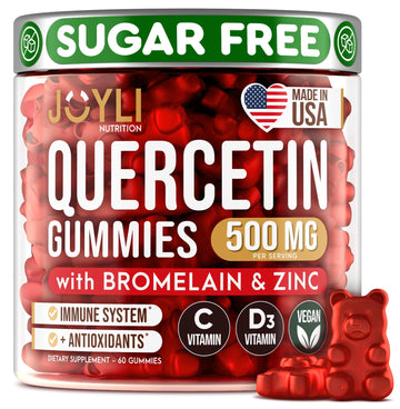 JOYLI Quercetin Gummies - Pure Quercetin with Bromelain Zinc Vitamin C & Vitamin D3 JOYLI Nutrition uk supplements