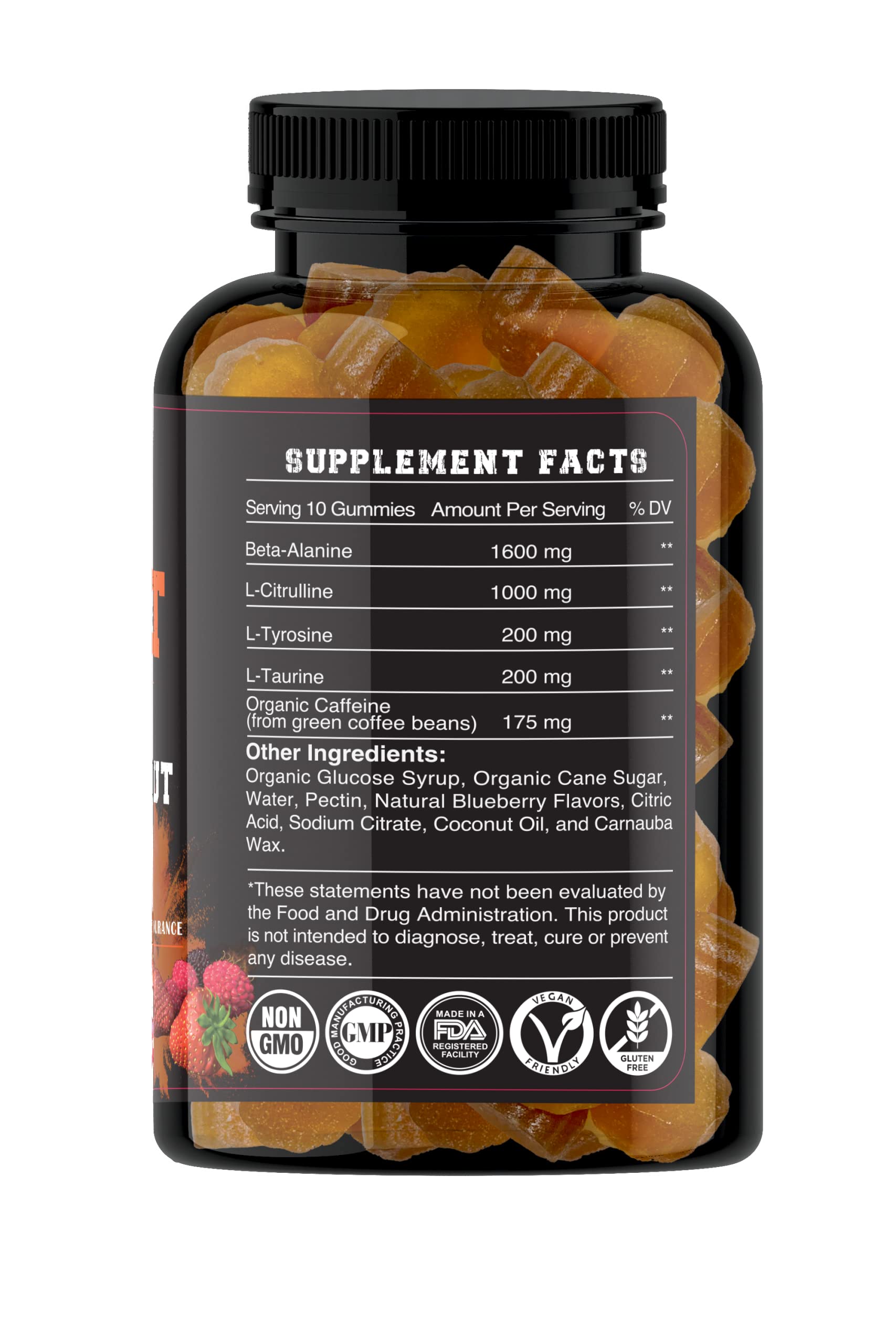 Mindset Dietary Supplement Gummies for Energy and Performance | Naturally Flavored Battle Born Supplements uk supplements