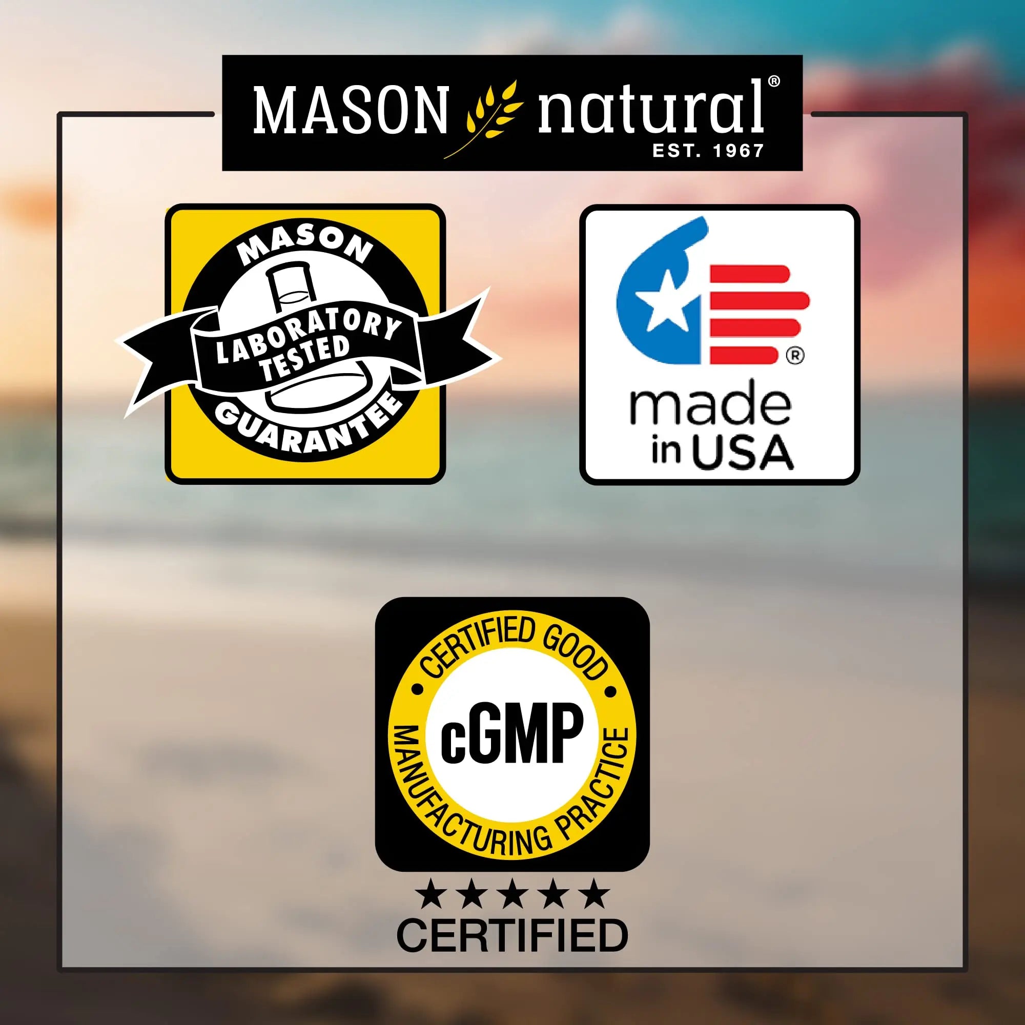 MASON NATURAL, Mens Daily Formula Equivalent to One a Day Mens Brand Tablets - 100 ea MASON NATURAL uk supplements