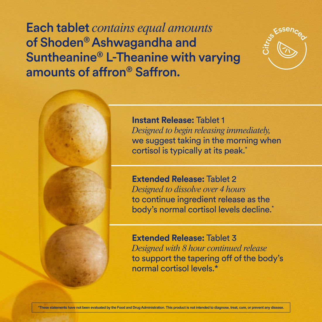 Ritual Stress Relief Supplement Shoden® Ashwagandha, Suntheanine® L-Theanine, and Saffron as affron®* BioSeries with 8-Hour Release to Support Natural Cortisol Response and Promote Calm, 30 Day Ritual uk supplements