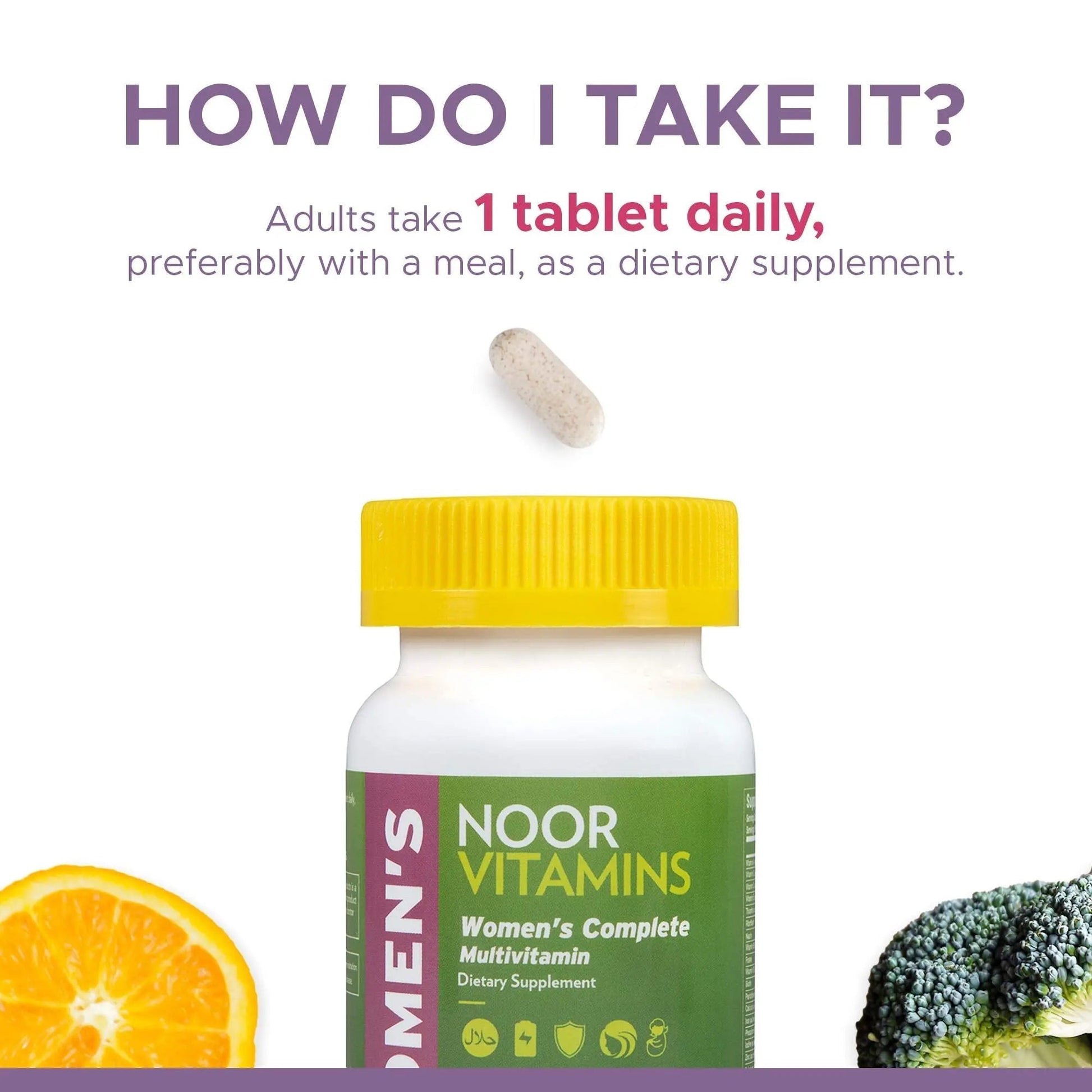 Noor Vitamins Women's Multivitamin and Omega Fish Oil Supplement Bundle Noor Vitamins uk supplements