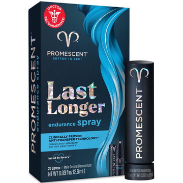 Promescent Desensitizing Delay Spray for Men Clinically Proven to Help You Last Longer in Bed - Better Maximized Sensation + Prolong Climax for Him, 2.6 ml Promescent uk supplements