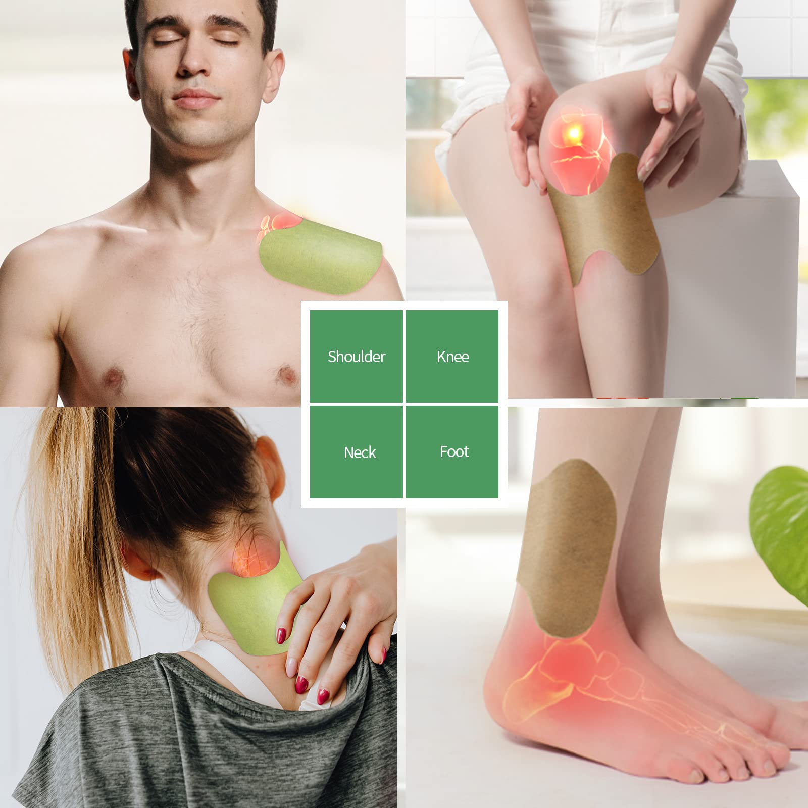 Maengve Herbal Knee Patch – 48 Pcs Self-Heating Pads for Joint Ease & Muscle Relaxation – 12-Hour Heat Pad for Knee Relief, Pain Support & Comfort Maengve uk supplements