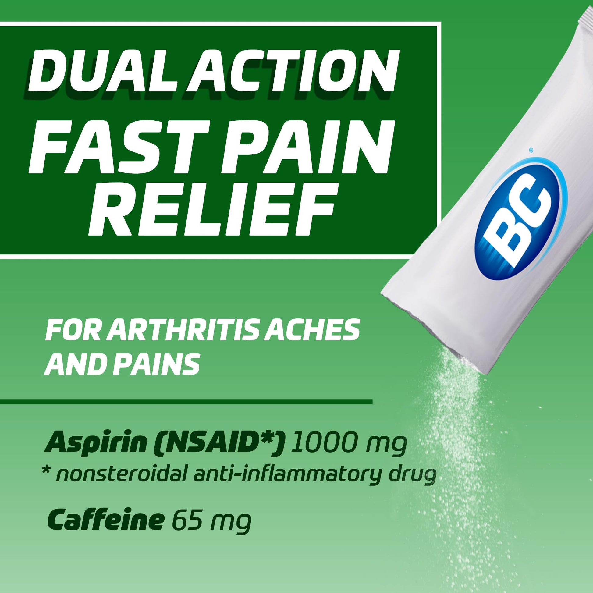 BC Pain Relief Powder, Arthritis Pain, 24 ct (Pack of 1) BC uk supplements