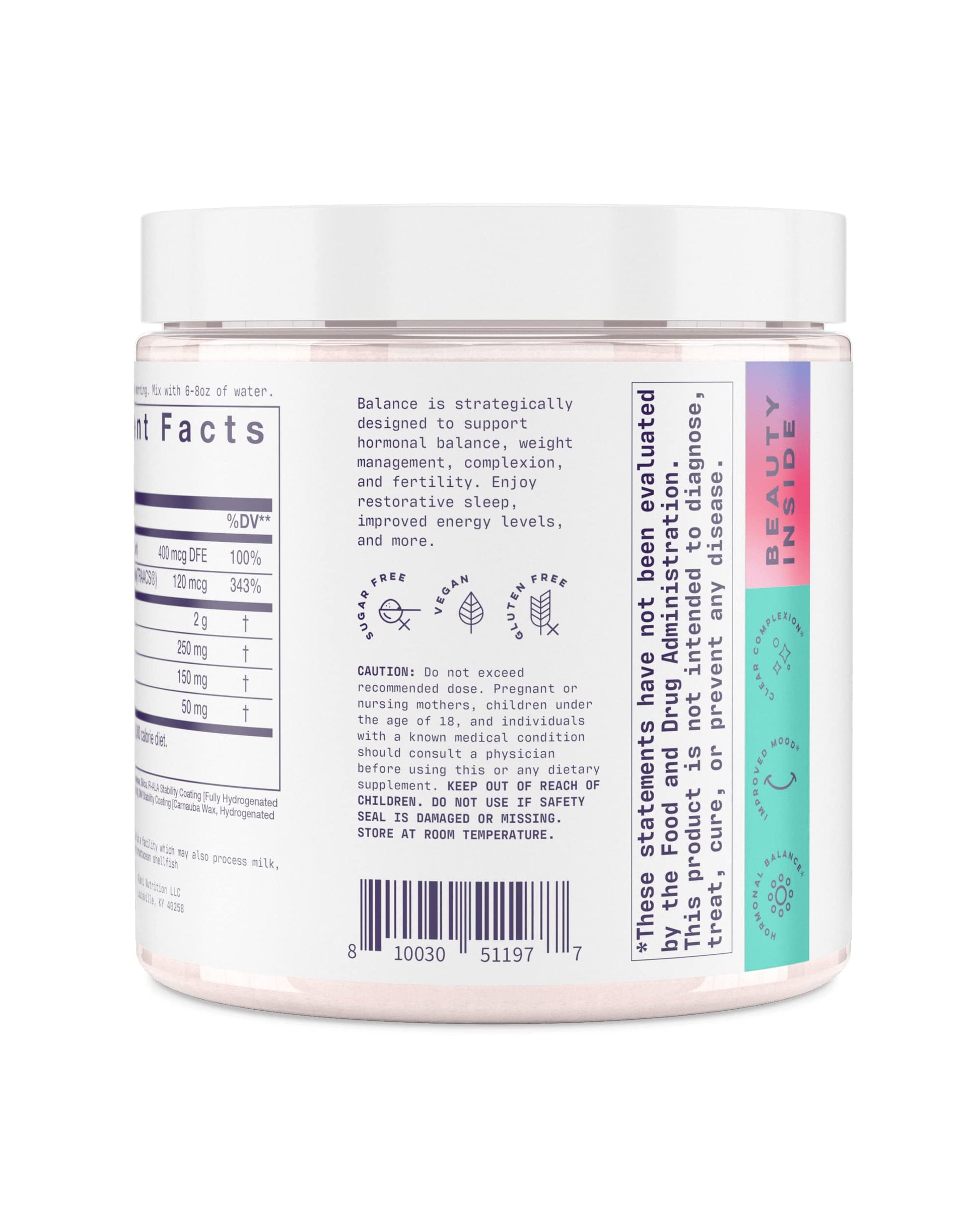 Alani Nu Balance Powder Hawaiian Shaved ICE | Supplement for Women | Hormonal Supp Alani Nu uk supplements