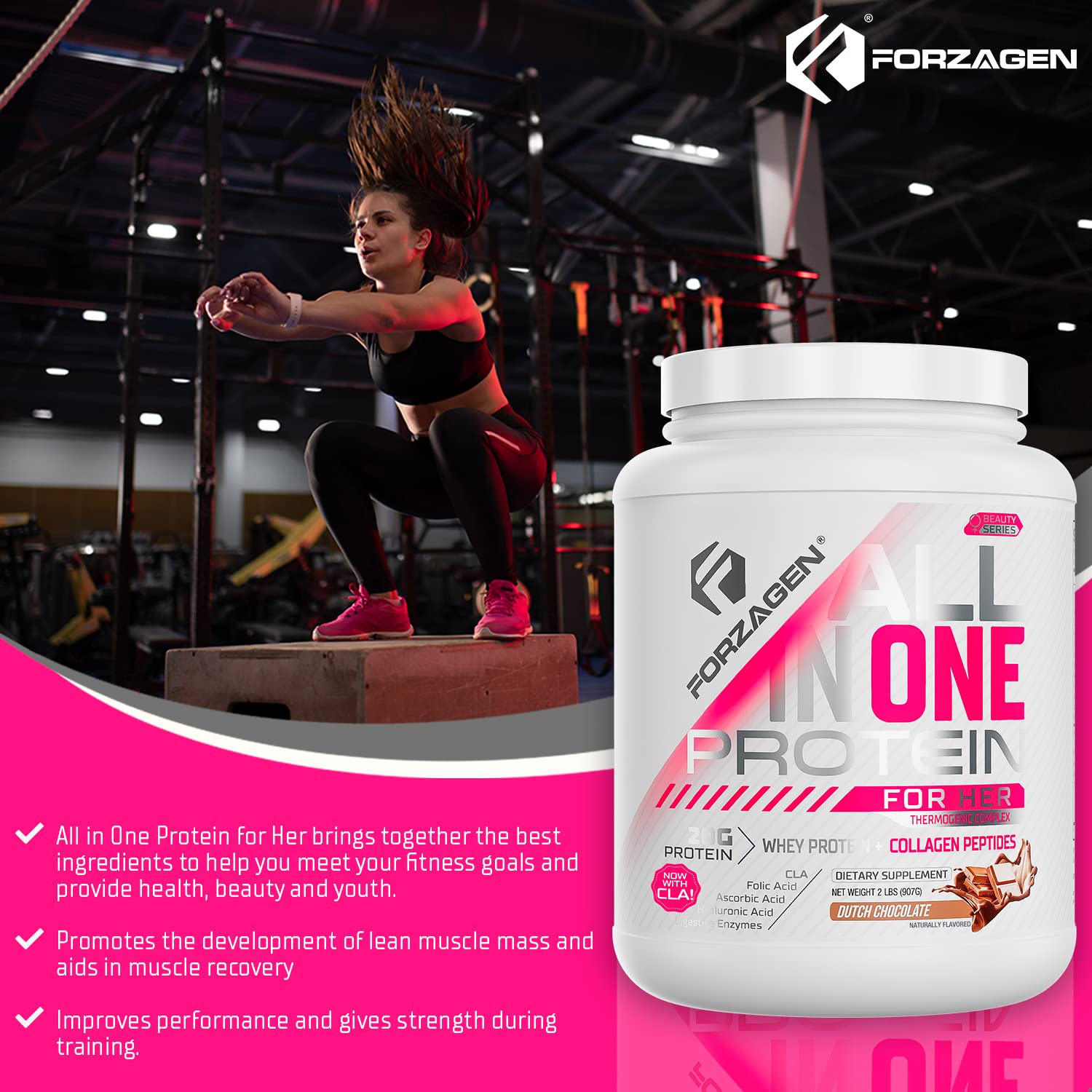 Forzagen Protein Powder for Women - Protein Shake With Collagen Powder for Women Forzagen uk supplements
