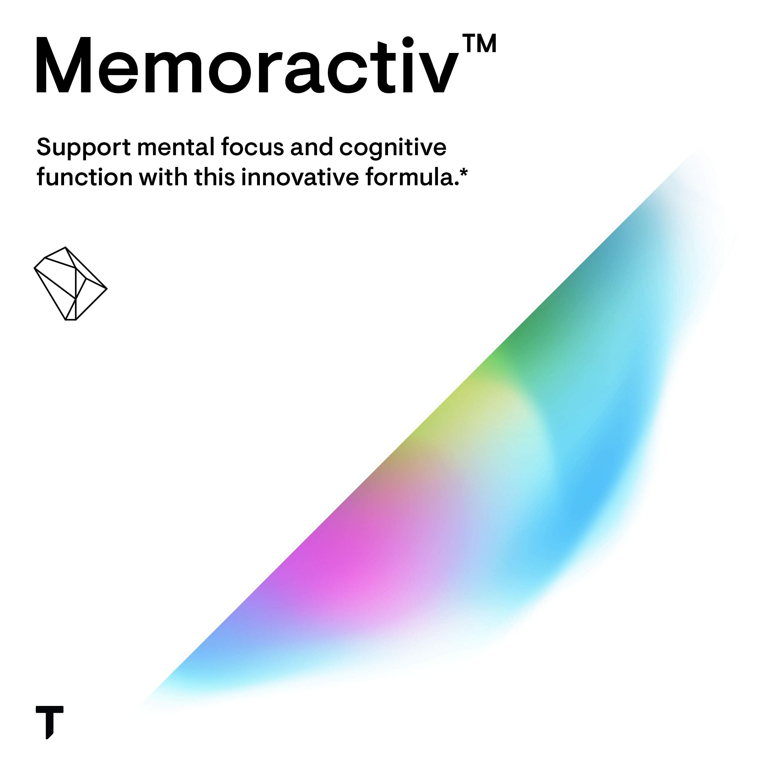 Thorne Memoractiv - Nootropic Brain Supplement for Focus, Creativity, and Concentration Thorne uk supplements