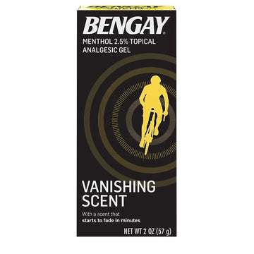 Bengay Menthol 2.5% Topical Analgesic Gel Vanishing Scent 2oz Bengay uk supplements