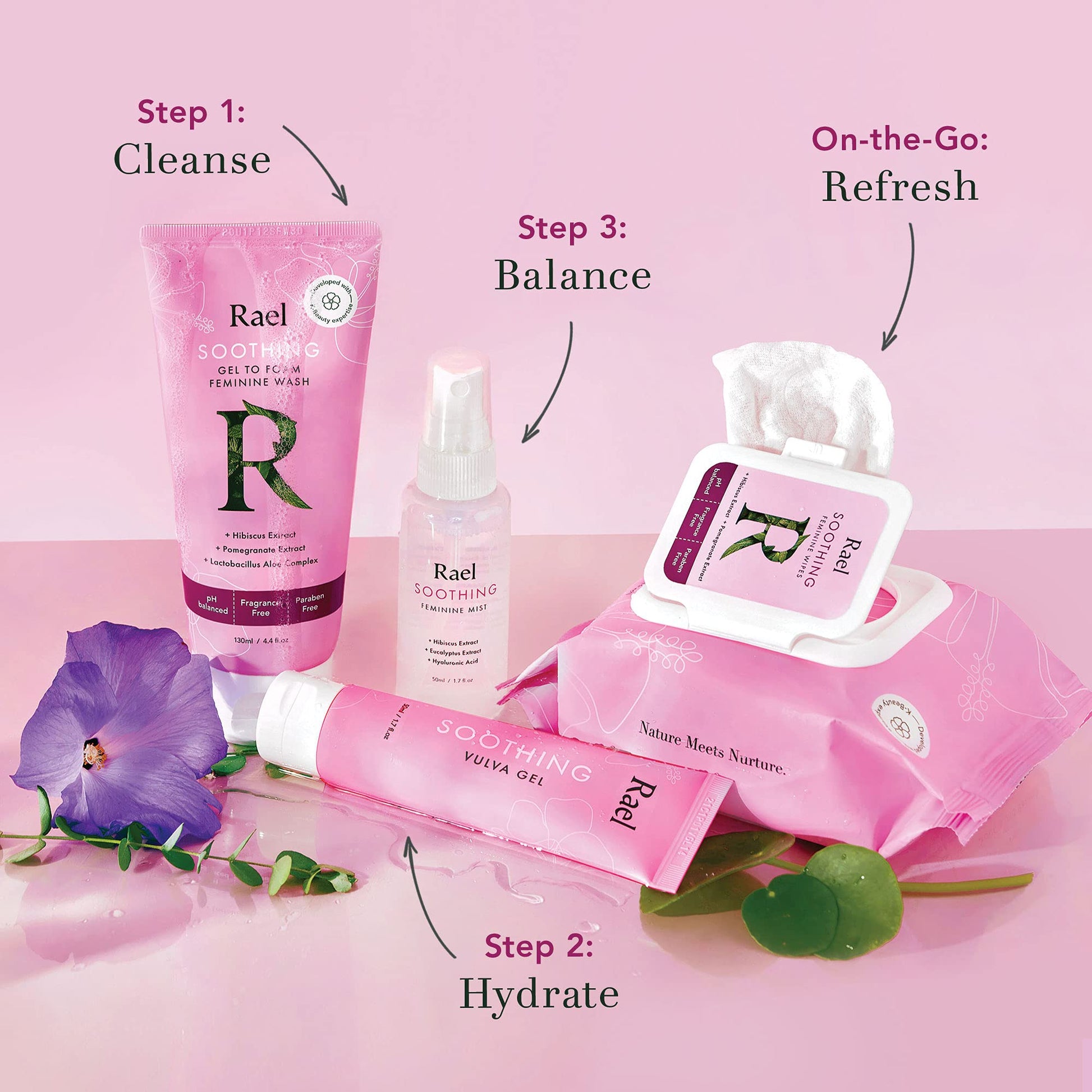 Rael Vaginal Moisturizer, Soothing Vulva Gel - pH Balance Intimate Skin Care for Women, All Skin Types Rael uk supplements