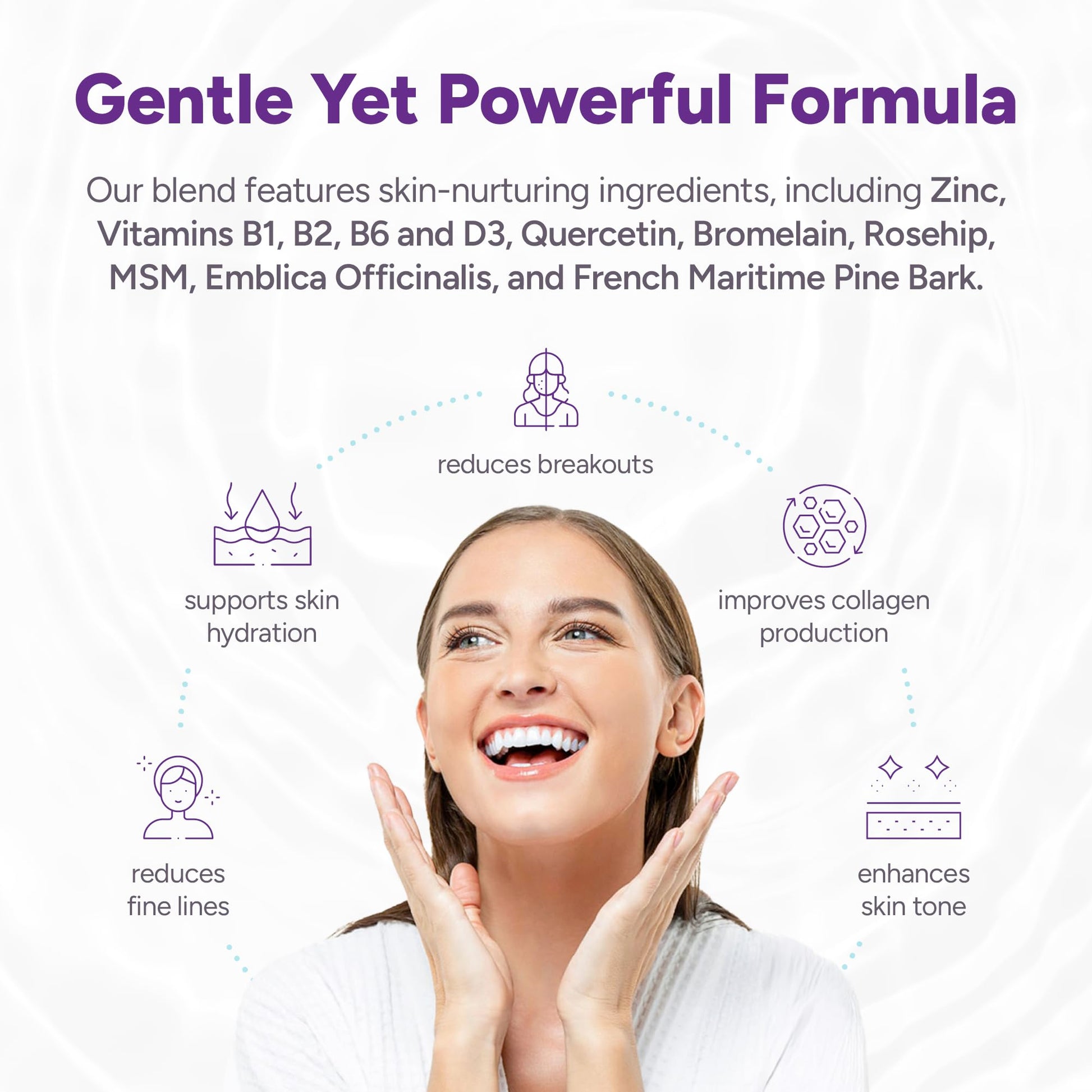 Clear AF Clear Skin Supplement | Skin Barrier Hydration & Clear Complexion Support with Vegan Ceramides, Zinc, Vitamin D3, B6, Riboflavin & Thiamine | Vegan Capsules | 30-Day Supply Clear AF uk supplements