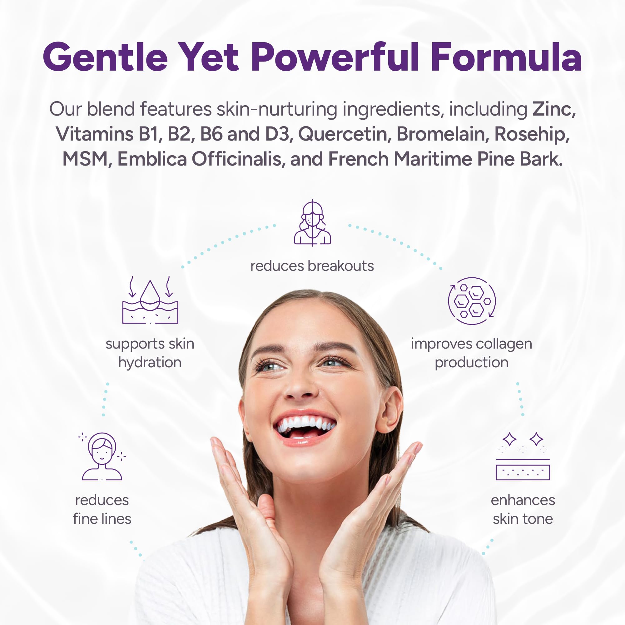 Clear AF Clear Skin Supplement | Skin Barrier Hydration & Clear Complexion Support with Vegan Ceramides, Zinc, Vitamin D3, B6, Riboflavin & Thiamine | Vegan Capsules | 30-Day Supply Clear AF uk supplements