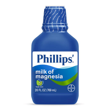 Phillips' Fresh Mint Milk of Magnesia Liquid,26 Fl Oz (Pack of 2) Phillips' uk supplements