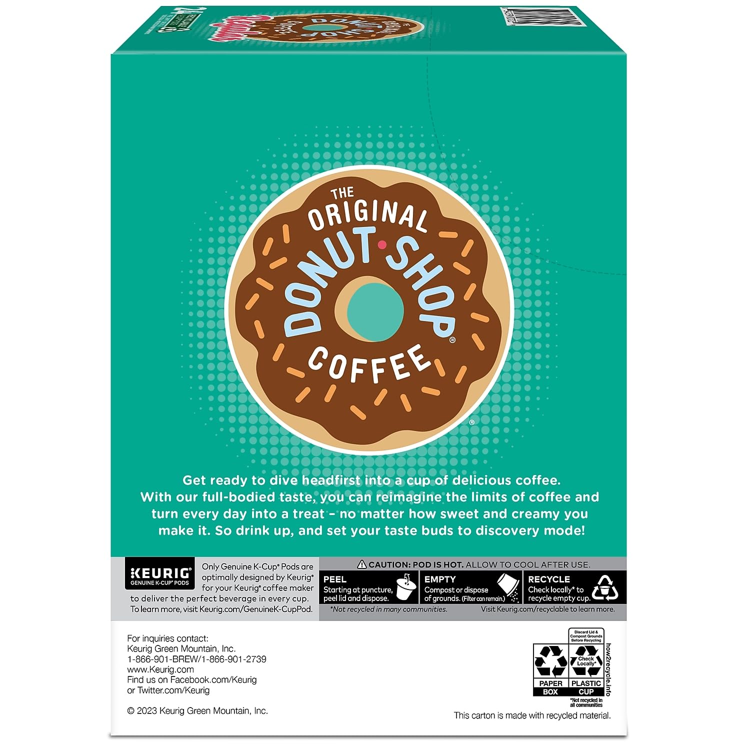 The Original Donut Shop Regular Keurig Single-Serve K-Cup Pods, Medium Roast Coffee The Original Donut Shop uk supplements